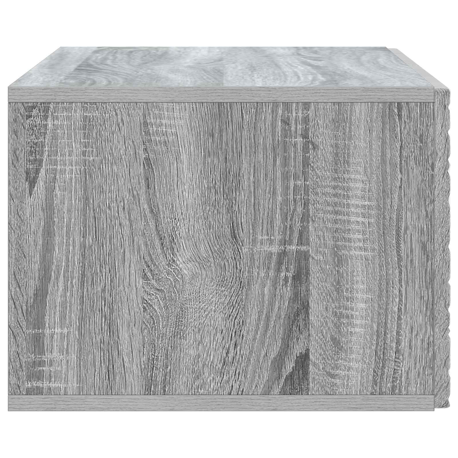 Wandbeugel TV-kast 59,5 x 41 x 30 cm Grijs Sonoma Bewerkt hout is nu te koop bij PeponiXL, paradijselijk wonen!