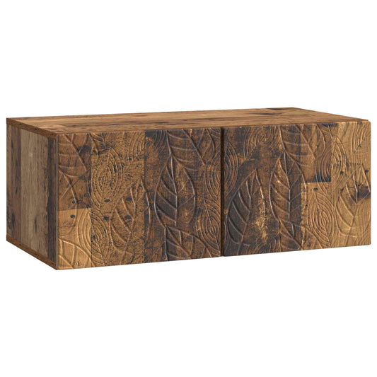 Wandbeugel TV-kast 59,5 x 41 x 30 cm Oud hout Bewerkt hout is nu te koop bij PeponiXL, paradijselijk wonen!