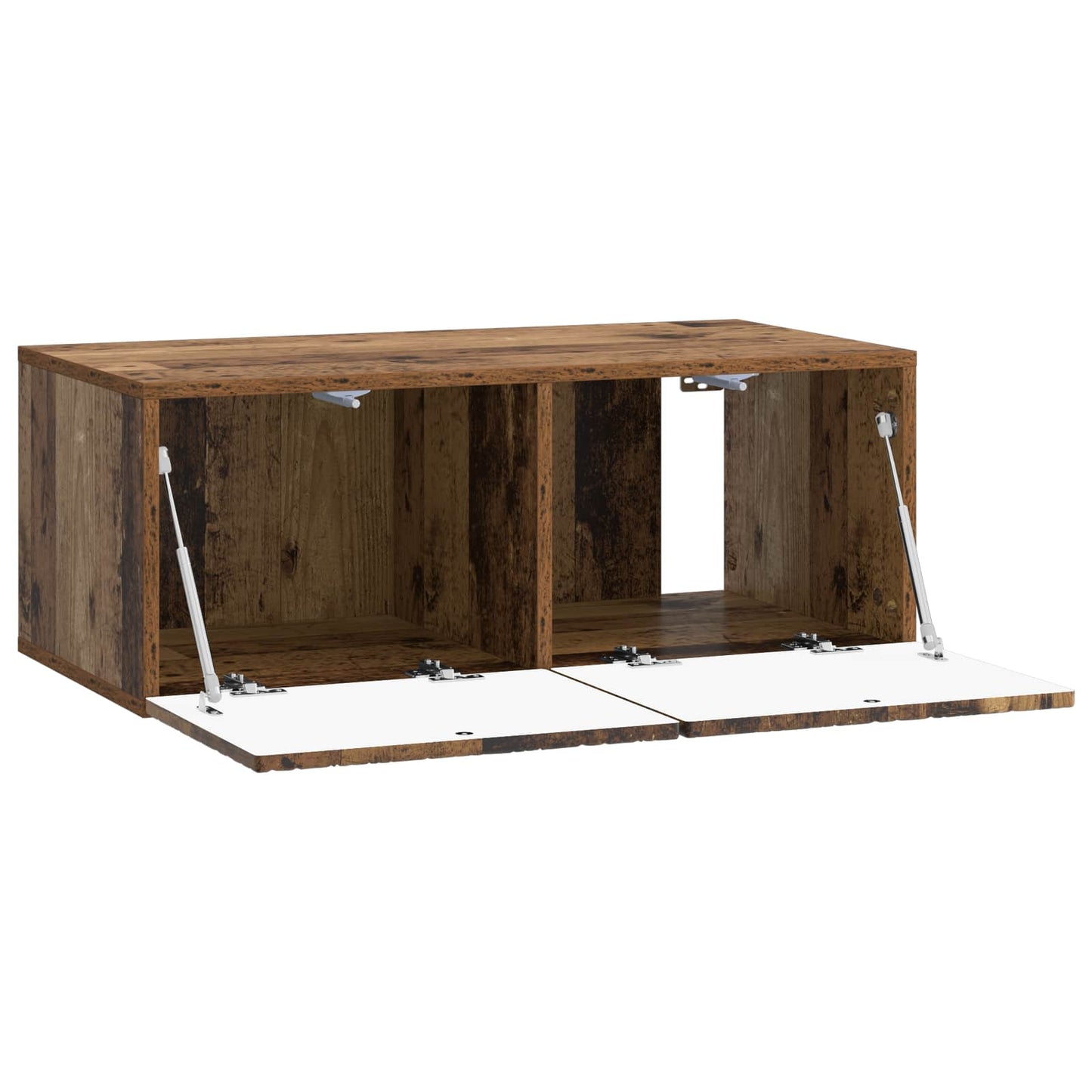 Wandbeugel TV-kast 59,5 x 41 x 30 cm Oud hout Bewerkt hout is nu te koop bij PeponiXL, paradijselijk wonen!