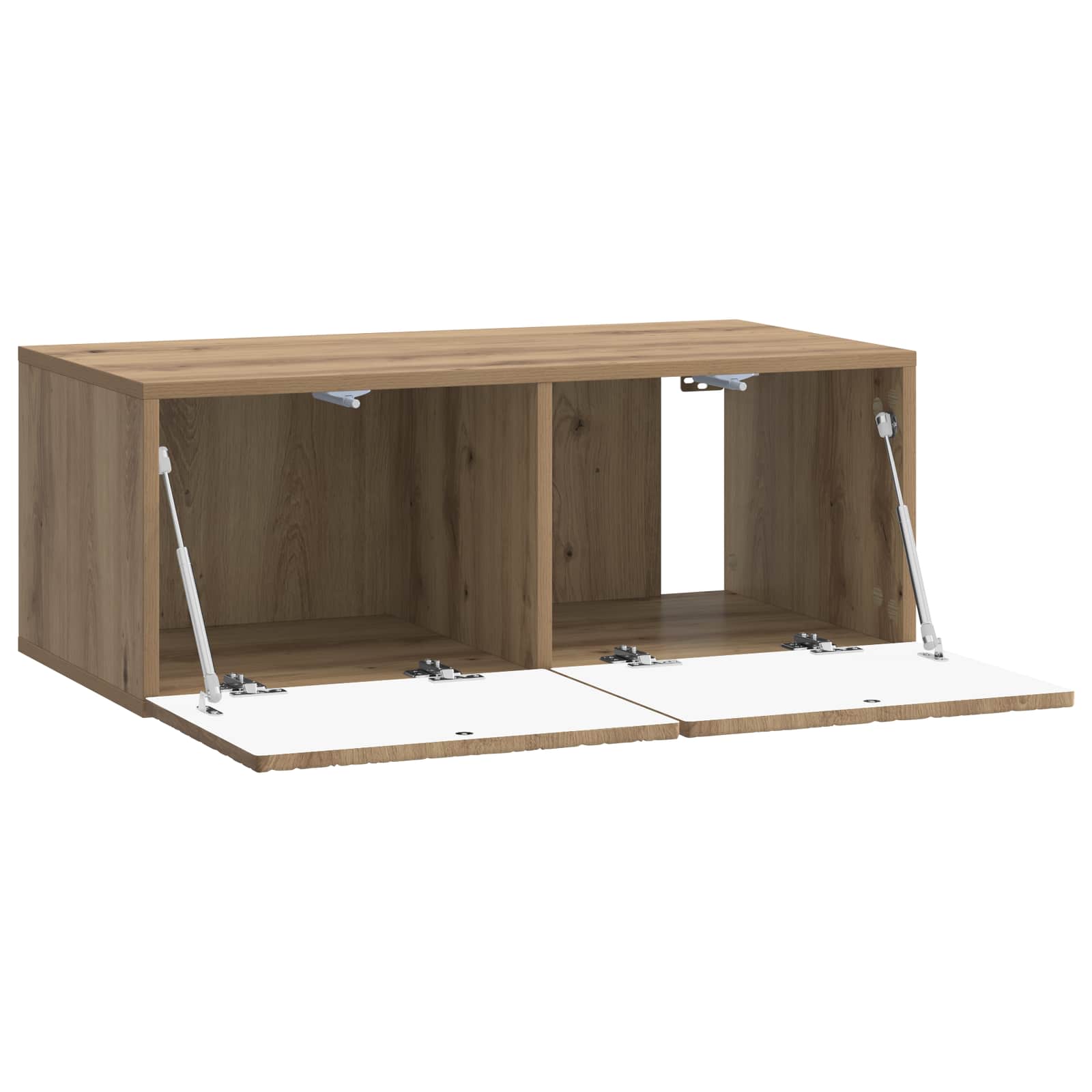 Wandbeugel TV-kast 59,5 x 41 x 30 cm Artisanaal eiken is nu te koop bij PeponiXL, paradijselijk wonen!