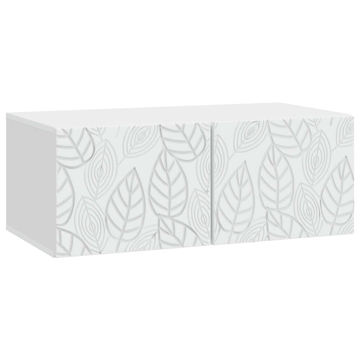 Wandbeugel TV-kast 78,5 x 31 cm Wit Bewerkt hout Wandgemonteerd is nu te koop bij PeponiXL, paradijselijk wonen!