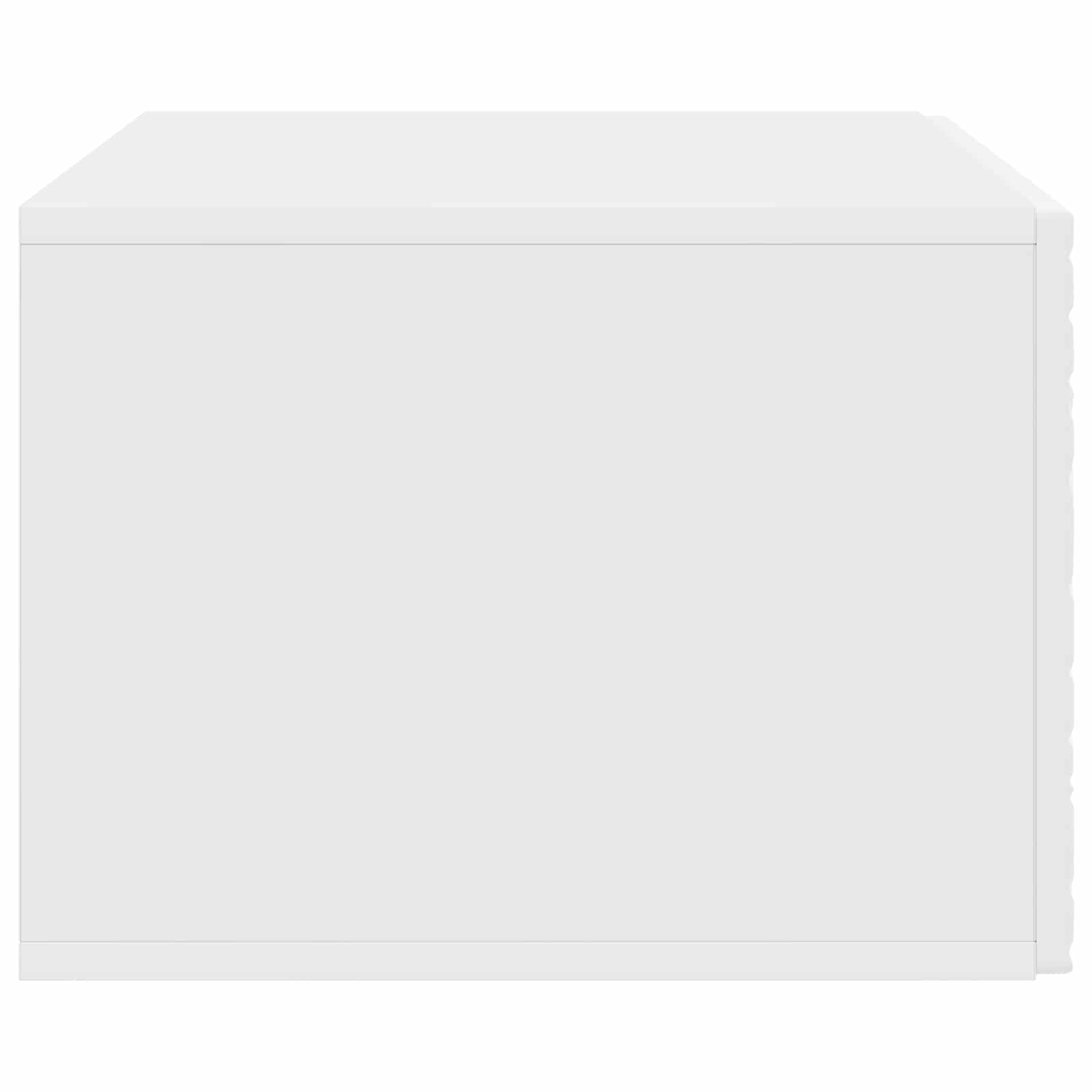 Wandbeugel TV-kast 78,5 x 31 cm Wit Bewerkt hout Wandgemonteerd is nu te koop bij PeponiXL, paradijselijk wonen!