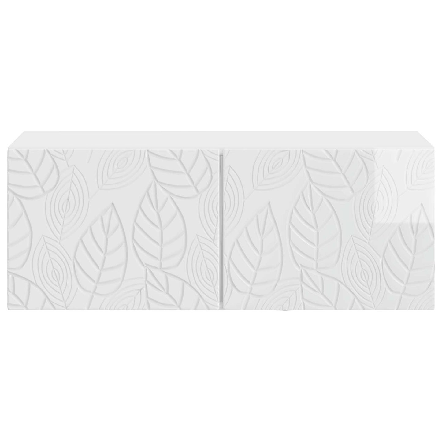 Wandbeugel TV-kast 98 x 31 cm Hoogglans Wit Bewerkt hout is nu te koop bij PeponiXL, paradijselijk wonen!