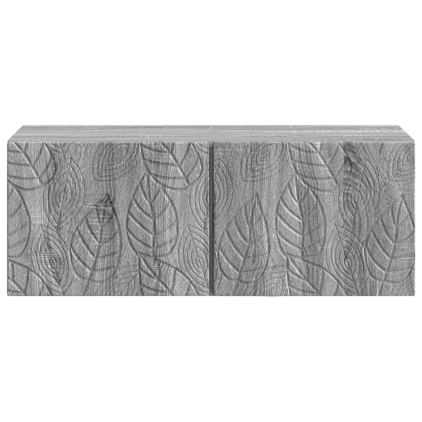 Wandbeugel TV-kast 98 x 31 cm Grijs Sonoma Bewerkt hout is nu te koop bij PeponiXL, paradijselijk wonen!