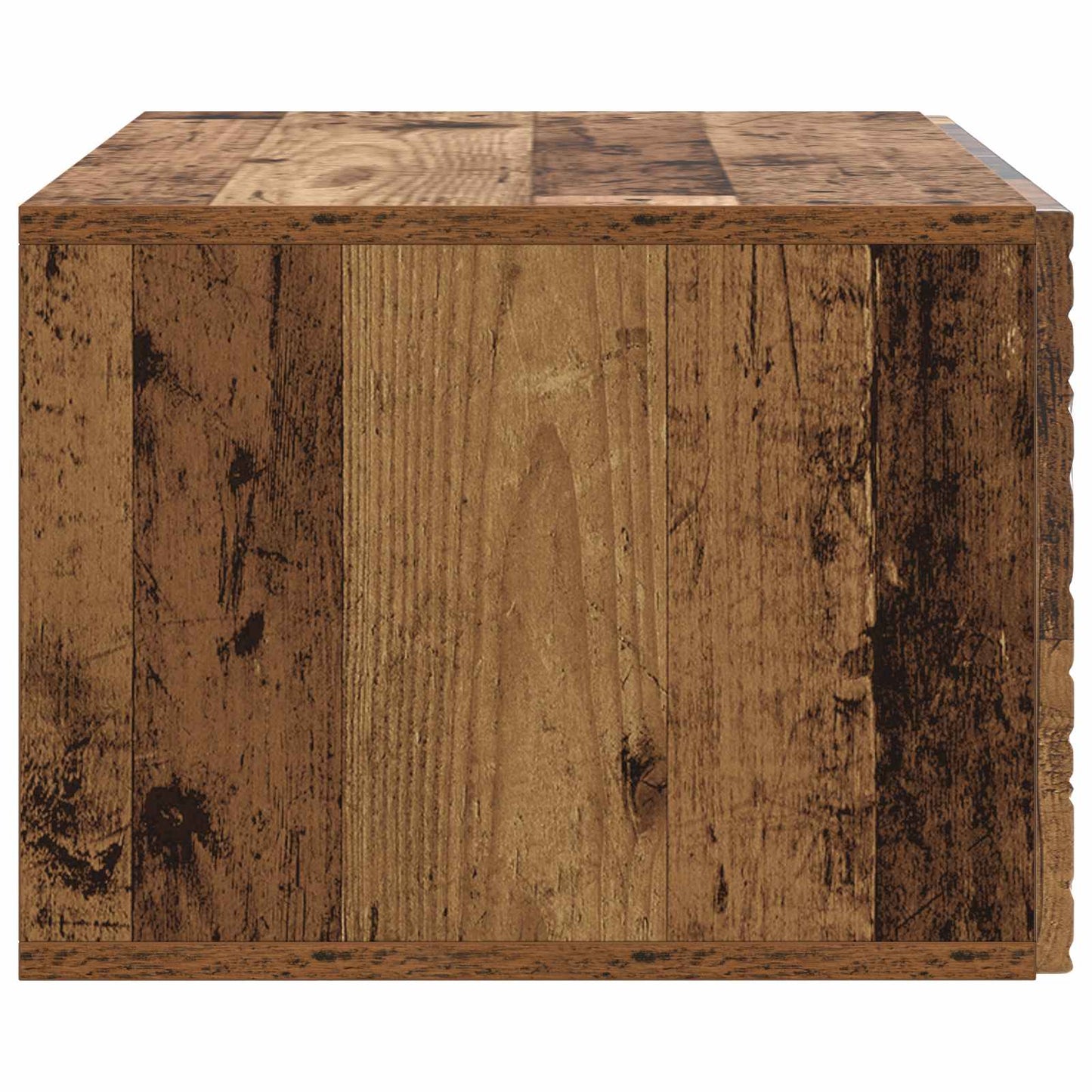 Wandbeugel TV-kast 98 x 31 cm Oud hout Bewerkt hout is nu te koop bij PeponiXL, paradijselijk wonen!
