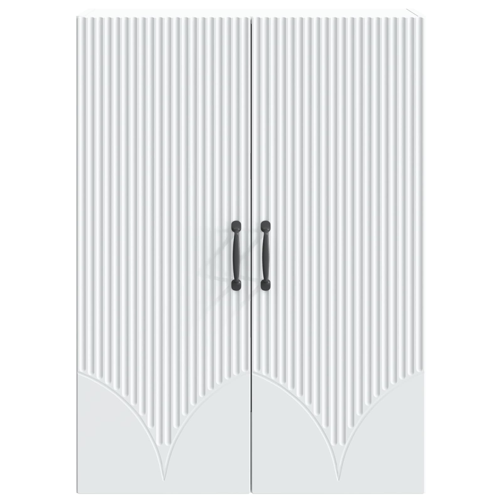 Wandkast Wit 66 x 34,5 x 90 cm Bewerkt hout is nu te koop bij PeponiXL, paradijselijk wonen!