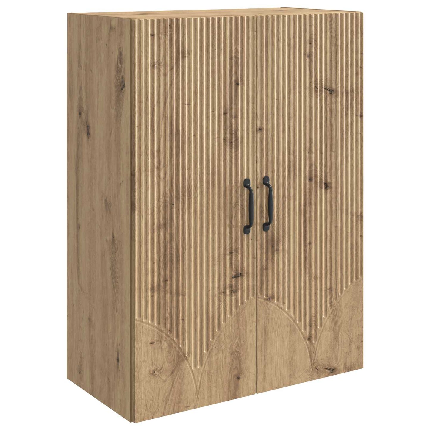 Wandkast 66 x 34,5 x 90 cm Bewerkt hout Artisanaal eiken