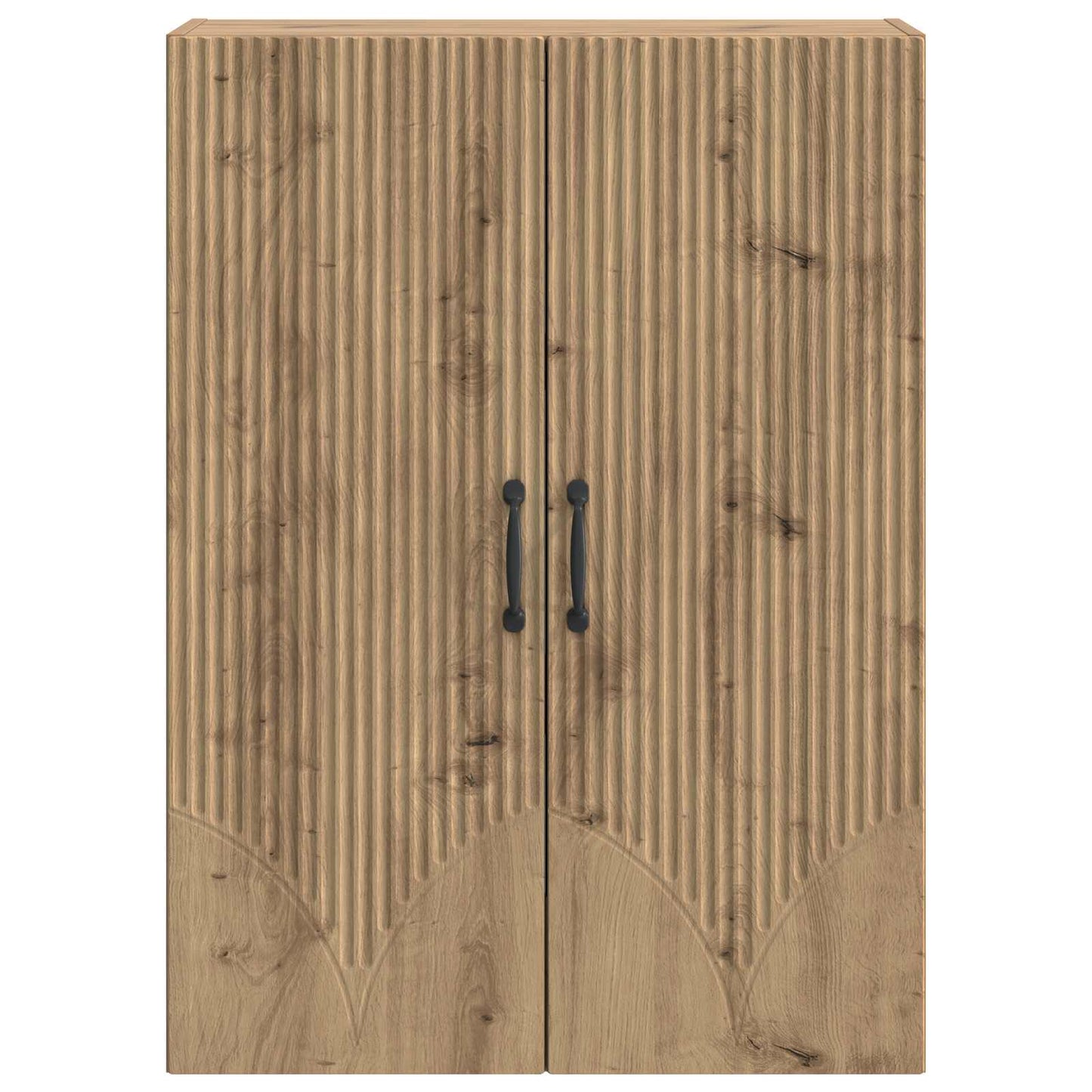 Wandkast 66 x 34,5 x 90 cm Bewerkt hout Artisanaal eiken