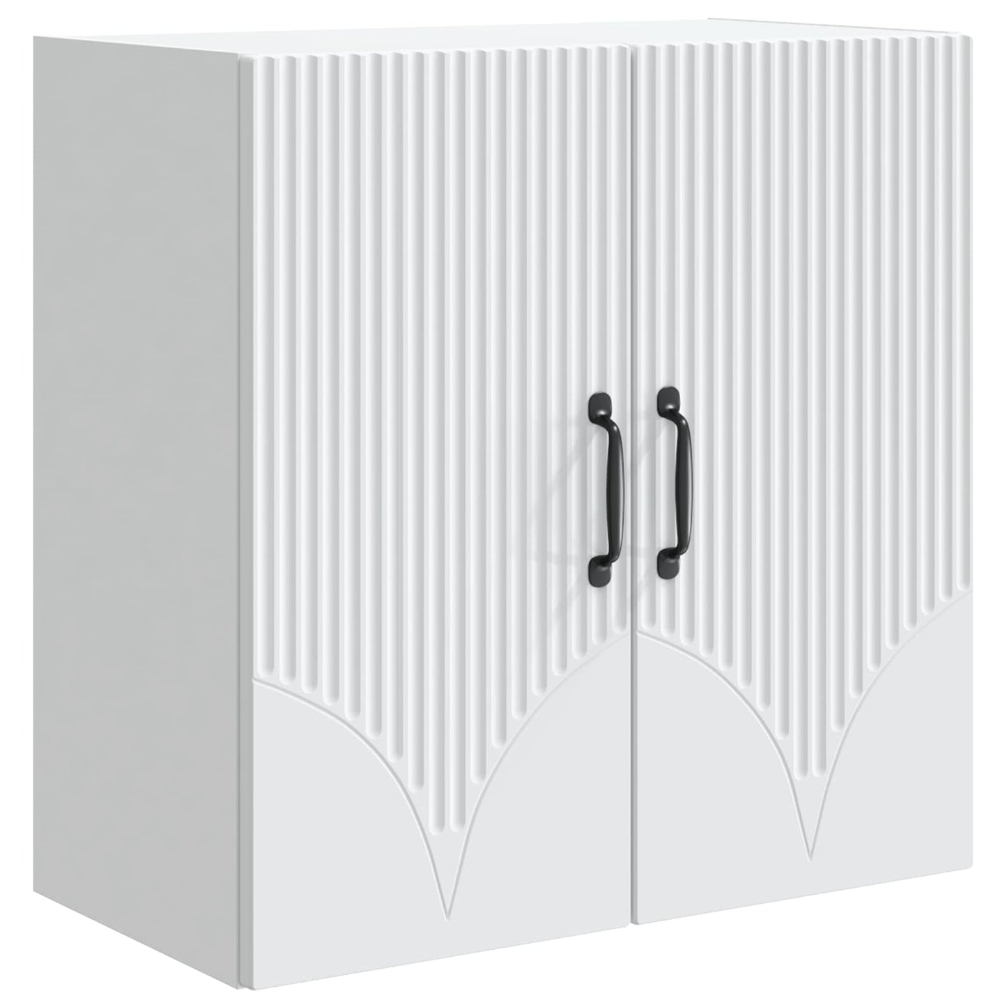 Wandkast Wit 59 x 31 x 60 cm Bewerkt hout is nu te koop bij PeponiXL, paradijselijk wonen!