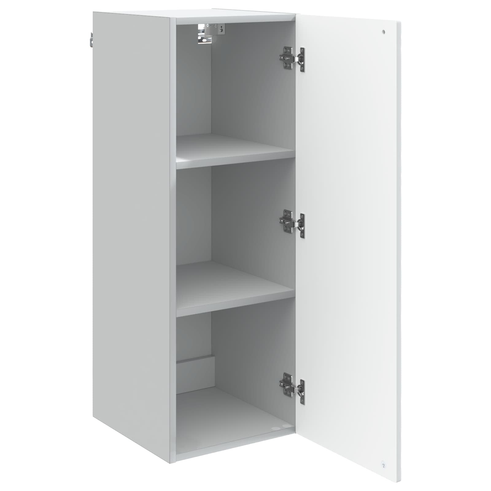 Wandkast Wit 33 x 34,5 x 90 cm Bewerkt hout is nu te koop bij PeponiXL, paradijselijk wonen!