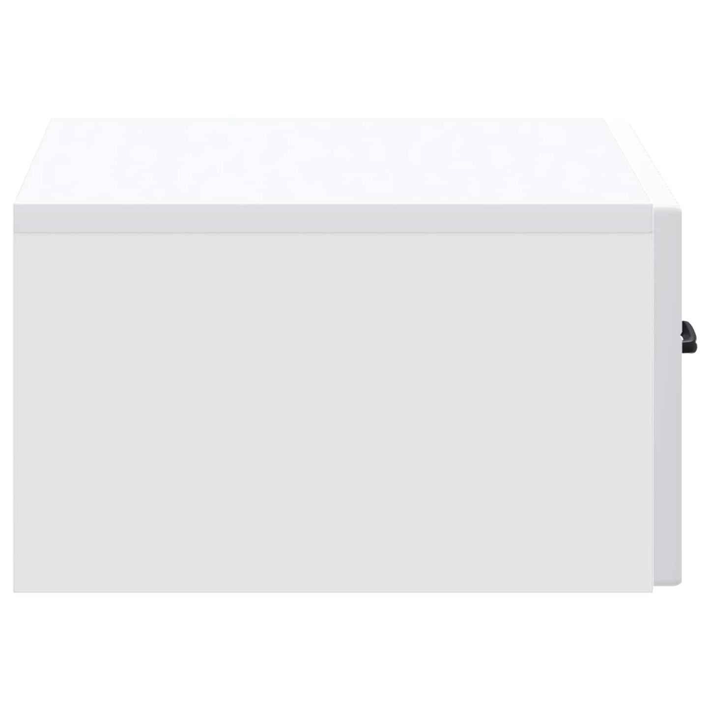 Wandbeugel Bedkast met lade Wit 49 x 34,5 x 20 cm Bewerkt hout is nu te koop bij PeponiXL, paradijselijk wonen!