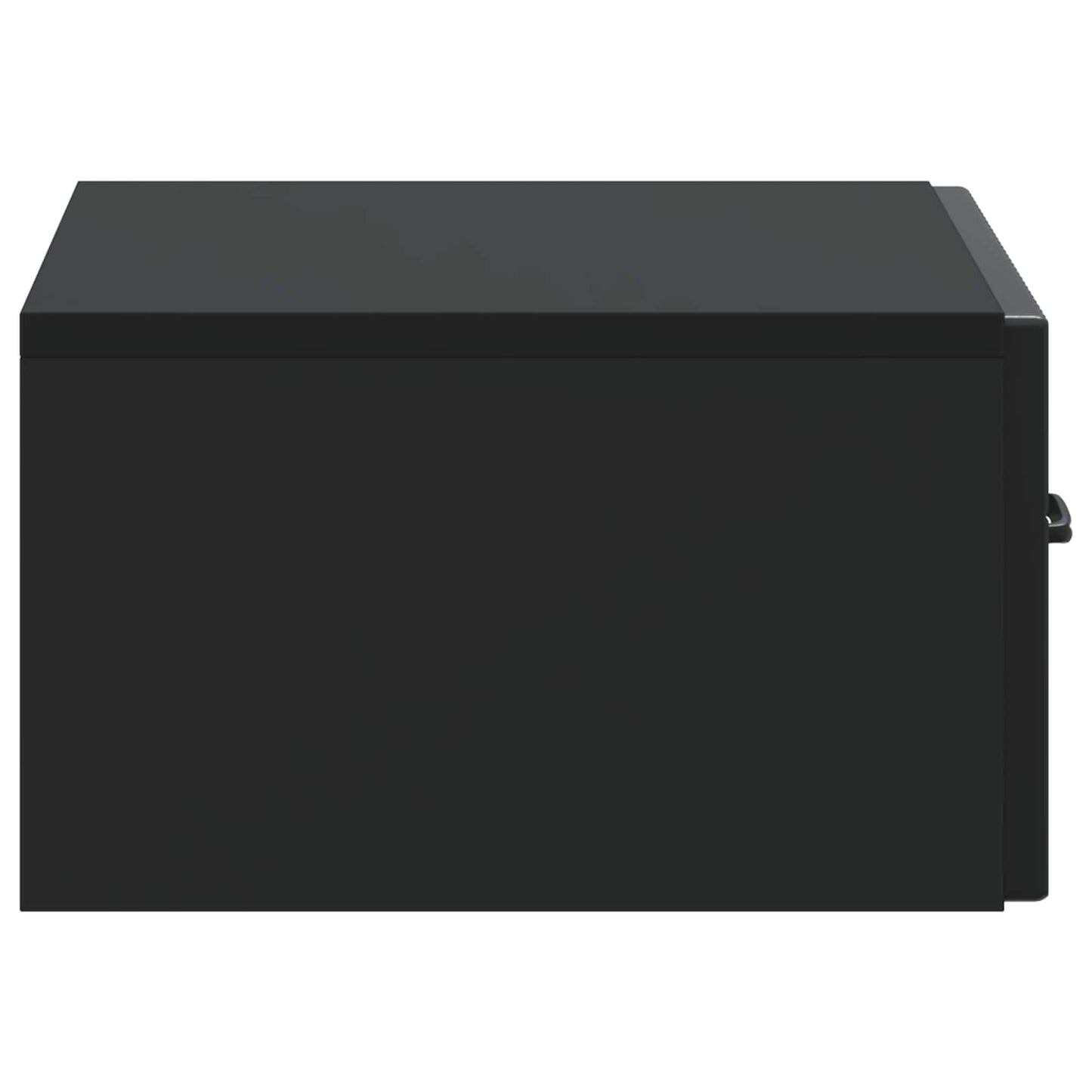 Wandbeugel Bedkast Zwart 49 x 34,5 x 20 cm Bewerkt hout is nu te koop bij PeponiXL, paradijselijk wonen!