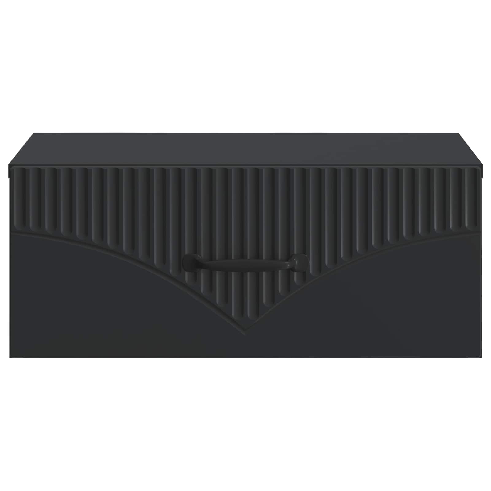 Wandbeugel Bedkast 2 pcs Zwart 49 x 34,5 x 20 cm Bewerkt hout is nu te koop bij PeponiXL, paradijselijk wonen!
