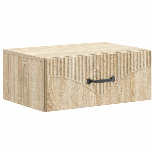 Wandbeugel Bedkast Sonoma Eiken 49 x 34,5 x 20 cm Bewerkt hout is nu te koop bij PeponiXL, paradijselijk wonen!