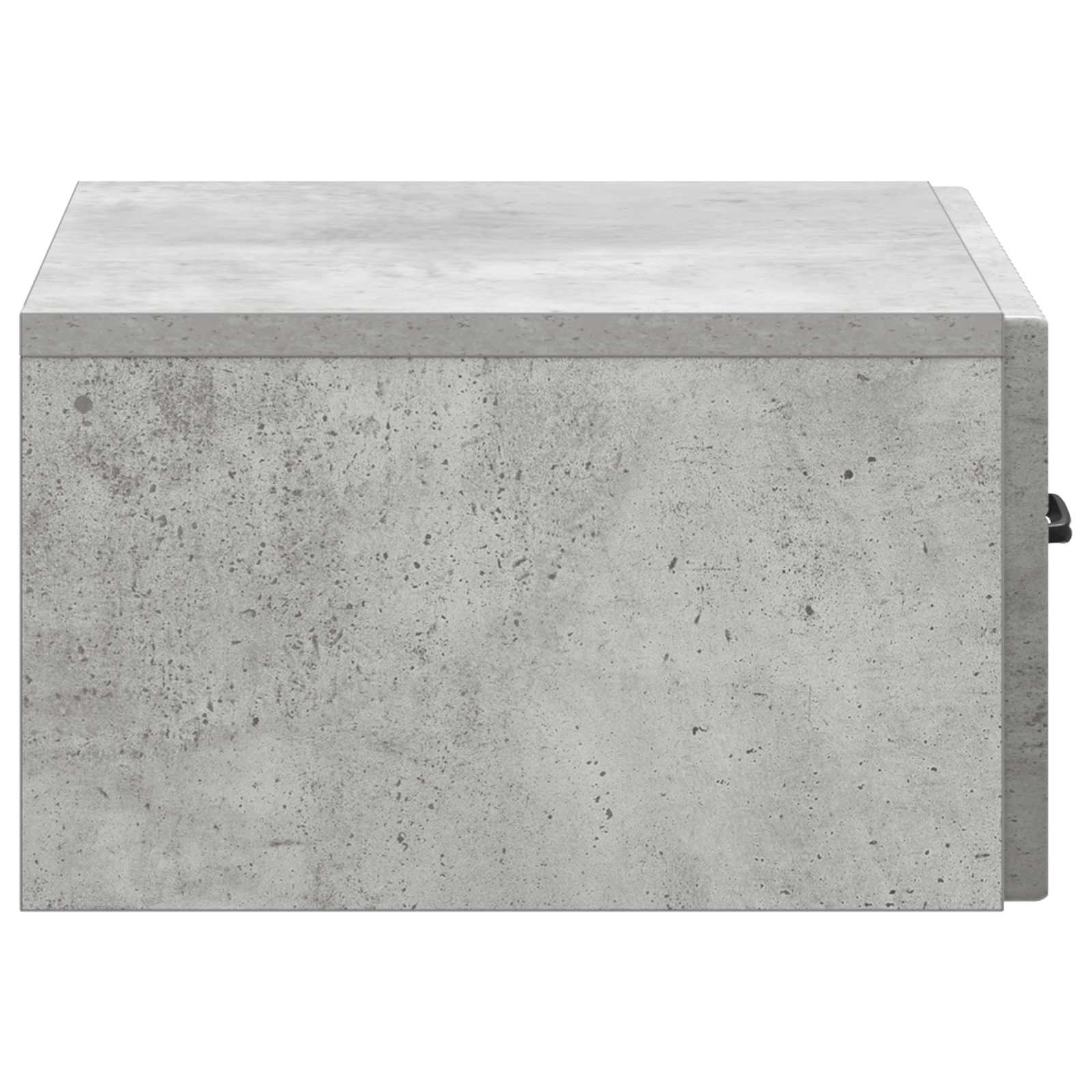 Wandbeugel Bedkast met lade 2 pcs Betongrijs 49 x 34,5 x 20 cm is nu te koop bij PeponiXL, paradijselijk wonen!