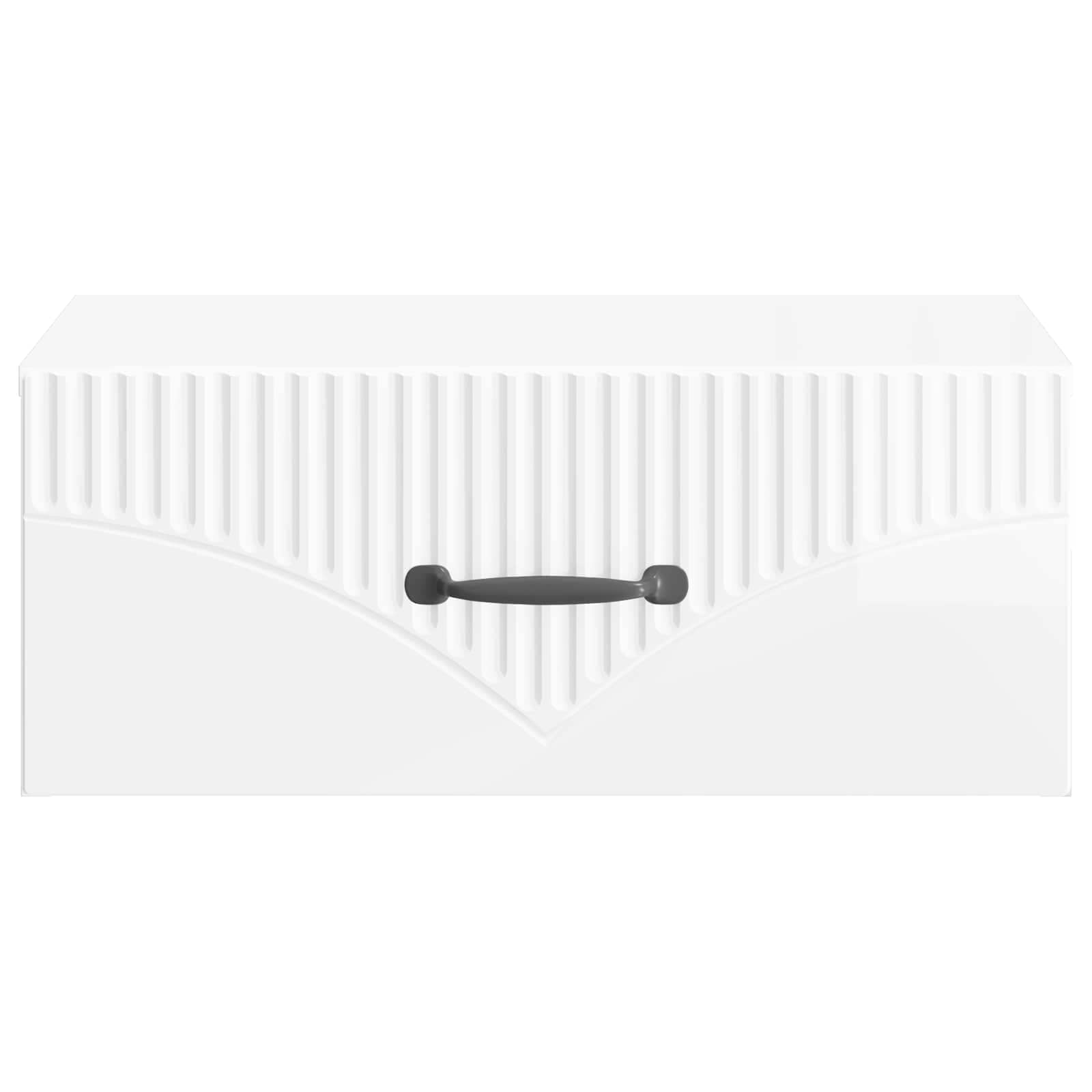 Wandbeugel Bedkast 2 pcs Hoogglans Wit 49 x 34,5 x 20 cm is nu te koop bij PeponiXL, paradijselijk wonen!