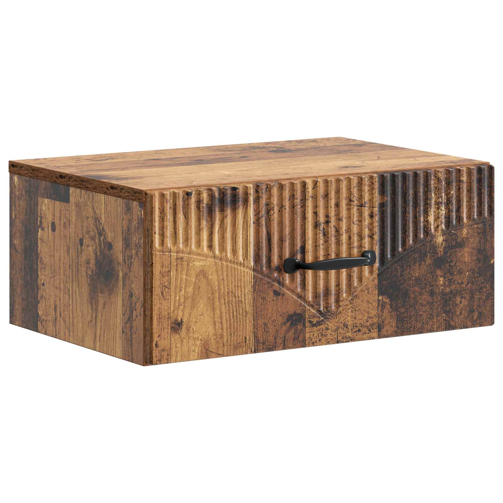 Wandbeugel Bedkast Oud hout 49 x 34,5 x 20 cm Bewerkt hout is nu te koop bij PeponiXL, paradijselijk wonen!