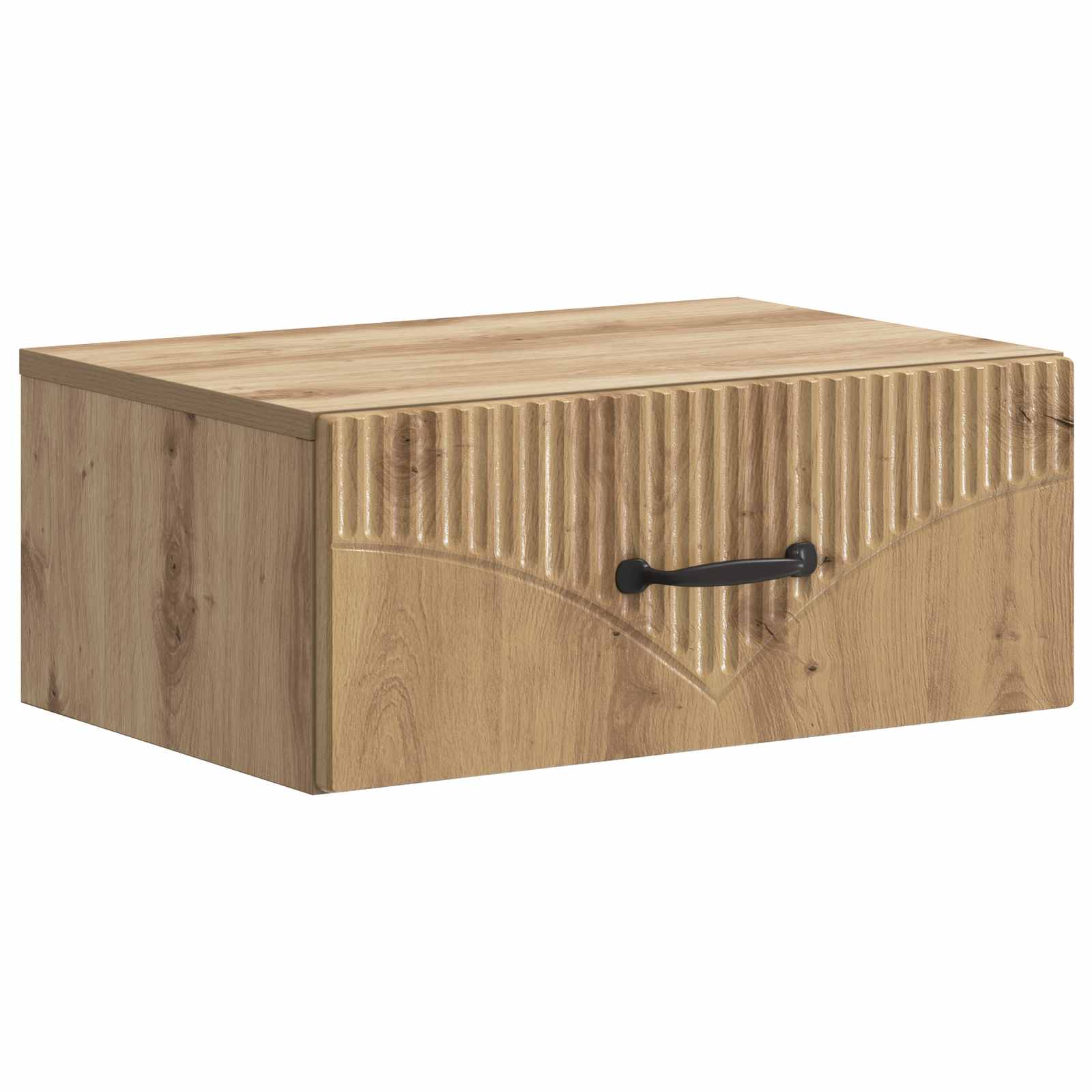 Wandbeugel Bedkast 2 pcs Artisanaal eiken 49 x 34,5 x 20 cm is nu te koop bij PeponiXL, paradijselijk wonen!