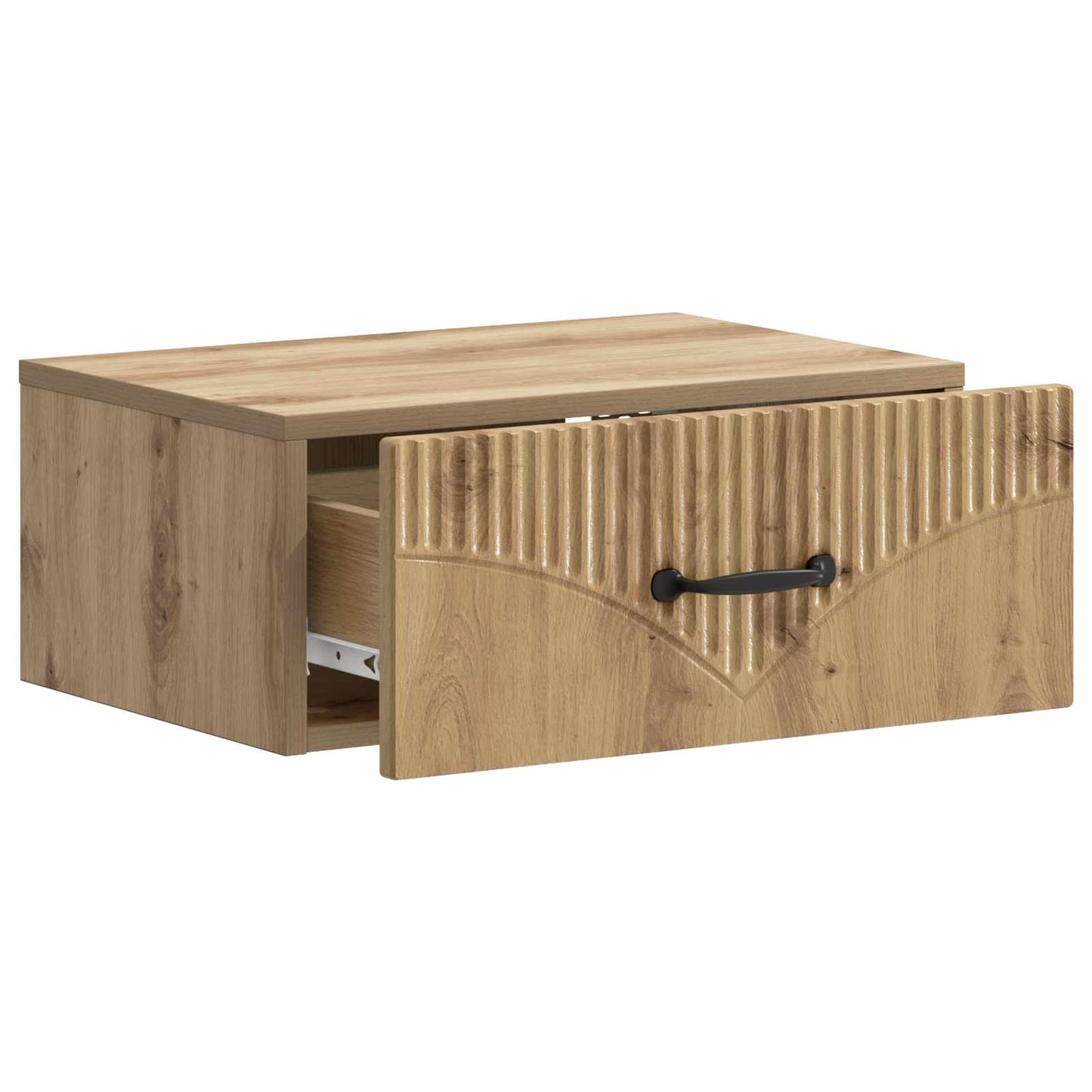 Wandbeugel Bedkast 2 pcs Artisanaal eiken 49 x 34,5 x 20 cm is nu te koop bij PeponiXL, paradijselijk wonen!