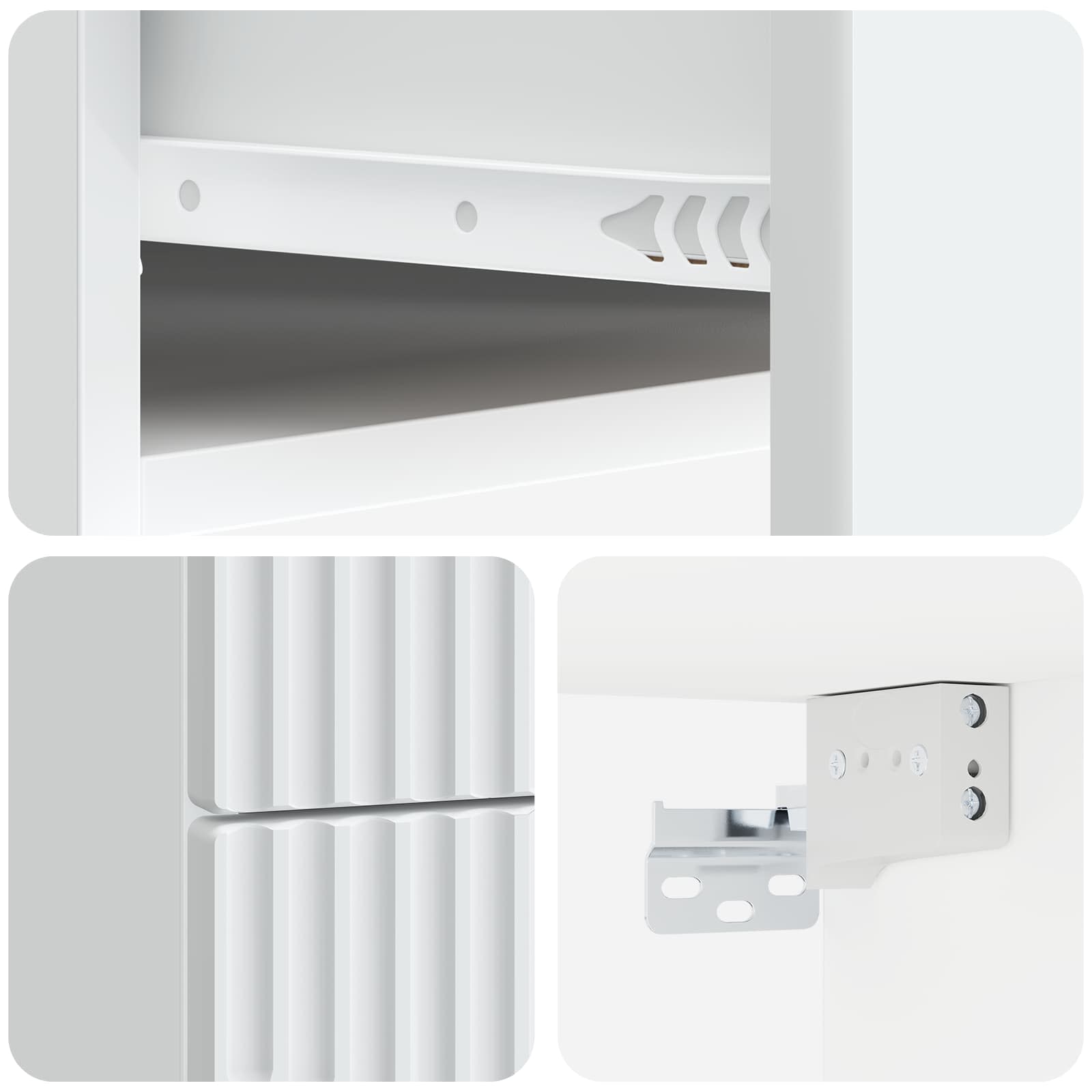 Wandbeugel Bedkast 2 pcs Wit 34,5 x 33 x 40 cm Bewerkt hout is nu te koop bij PeponiXL, paradijselijk wonen!