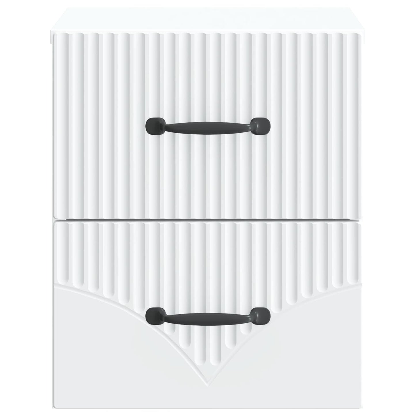 Wandbeugel Bedkast 2 pcs Wit 34,5 x 33 x 40 cm Bewerkt hout is nu te koop bij PeponiXL, paradijselijk wonen!