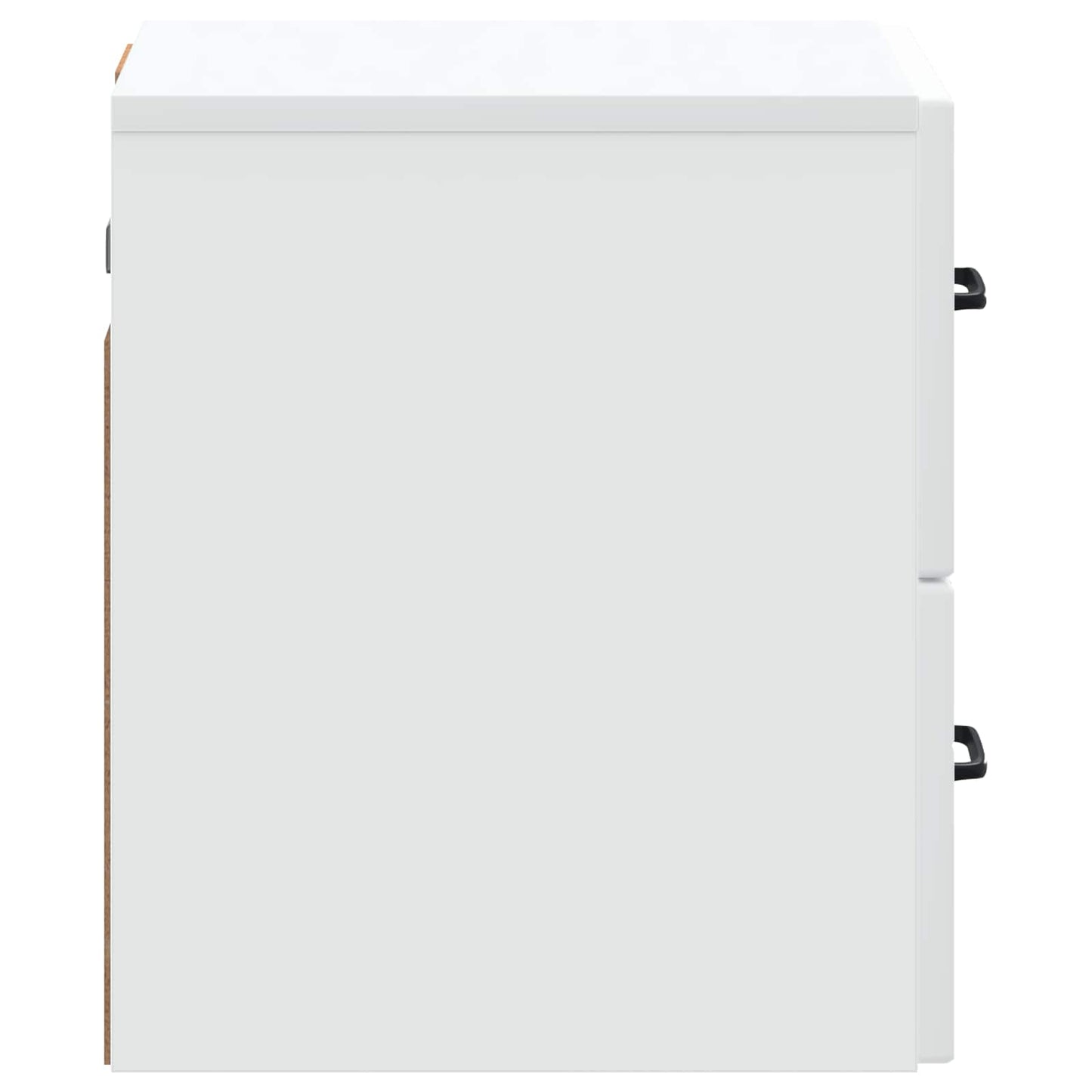 Wandbeugel Bedkast 2 pcs Wit 34,5 x 33 x 40 cm Bewerkt hout is nu te koop bij PeponiXL, paradijselijk wonen!