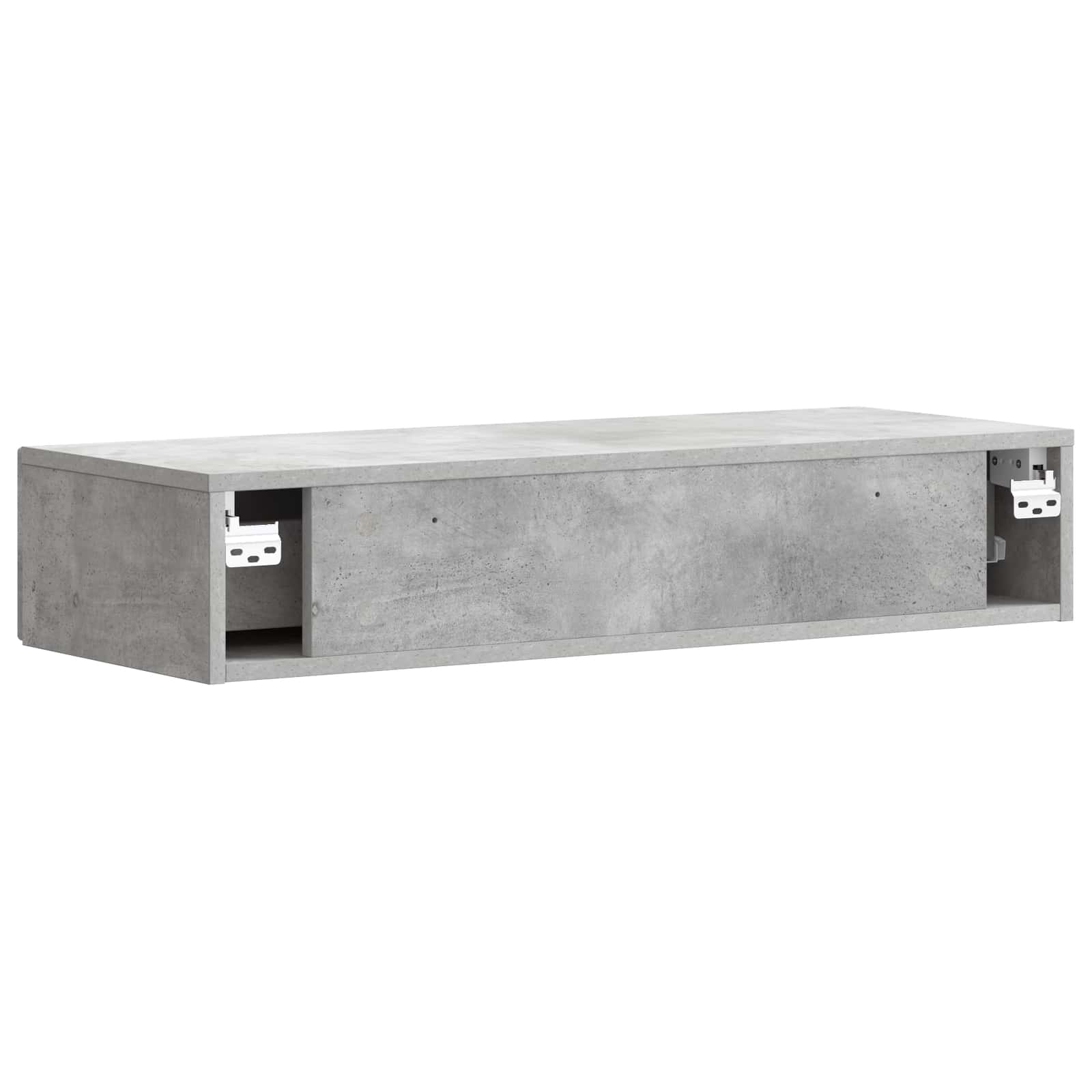 Wandmontage Zijtafel Betongrijs 87,5 x 34,5 x 17 cm is nu te koop bij PeponiXL, paradijselijk wonen!