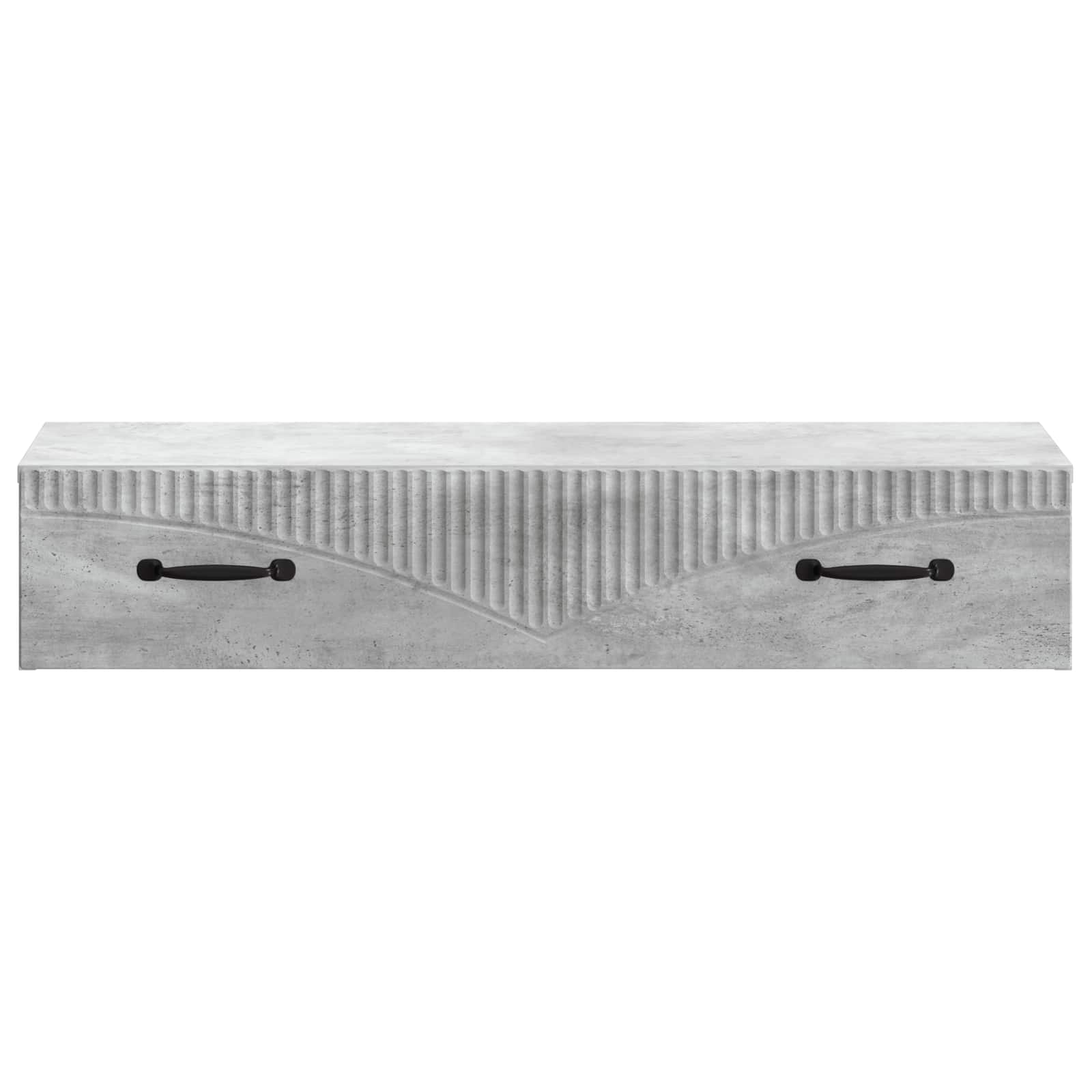 Wandmontage Zijtafel Betongrijs 87,5 x 34,5 x 17 cm is nu te koop bij PeponiXL, paradijselijk wonen!