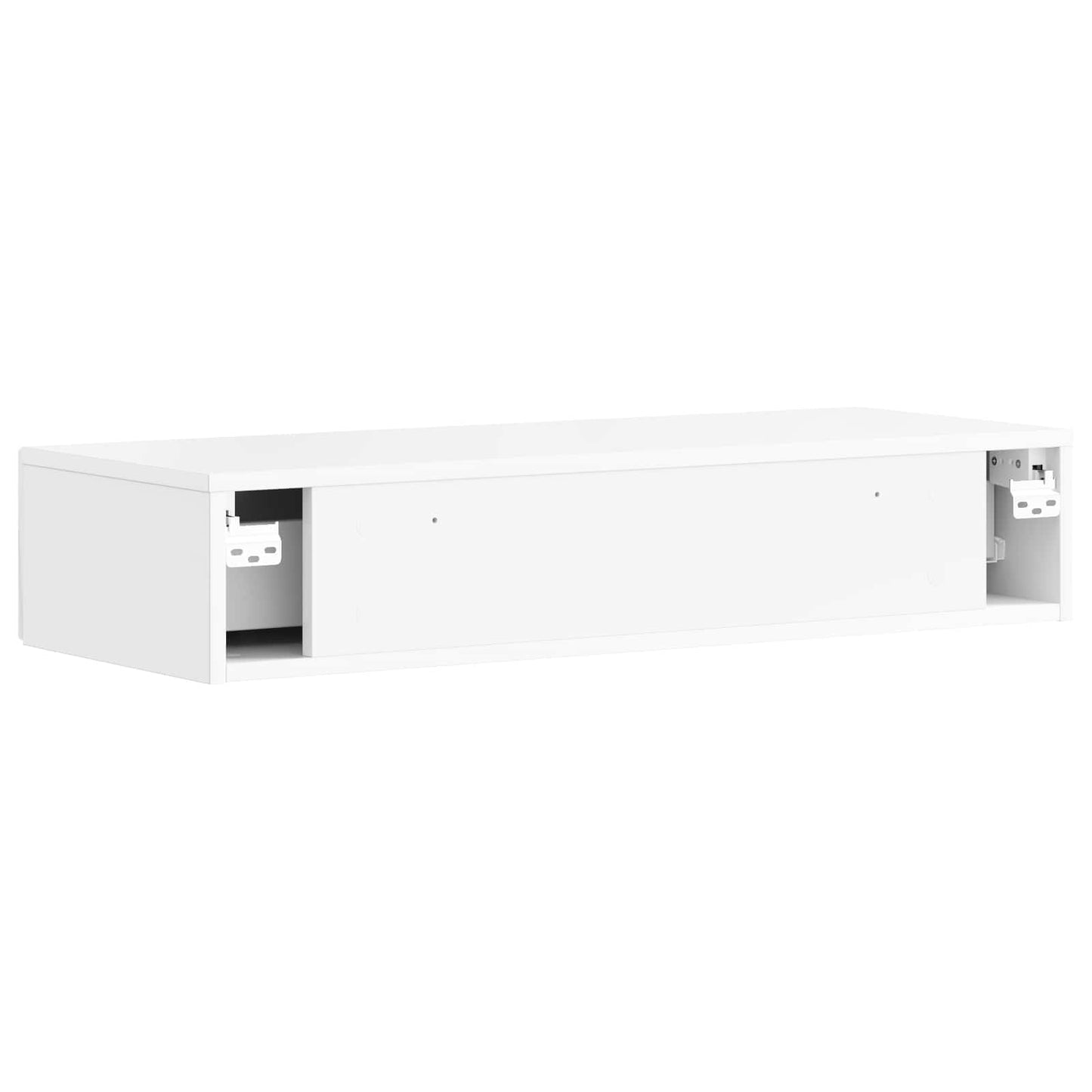 Wandmontage Zijtafel Hoogglans Wit 87,5 x 34,5 x 17 cm is nu te koop bij PeponiXL, paradijselijk wonen!