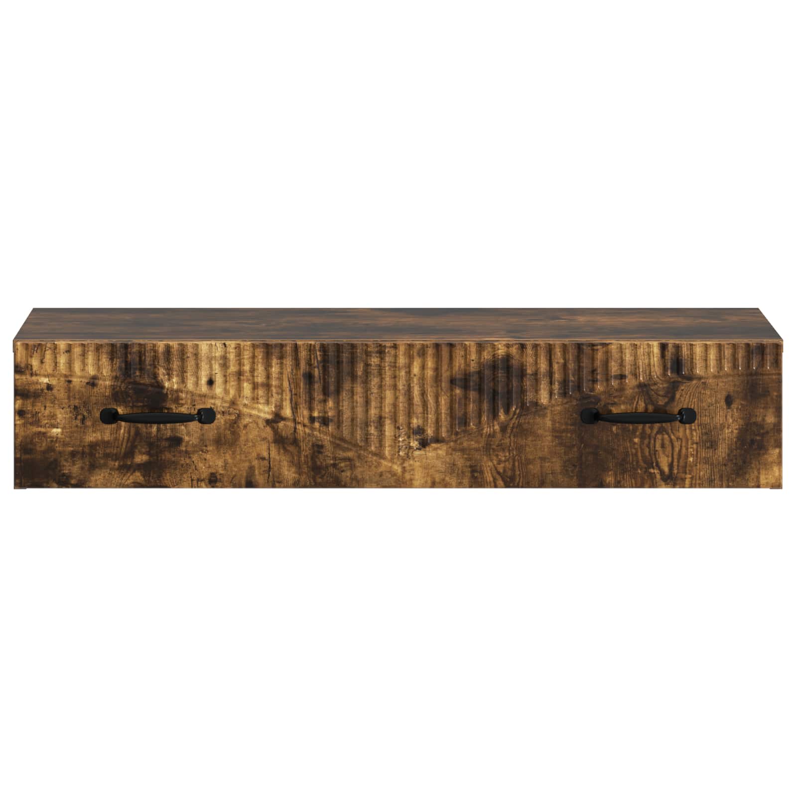 Wandmontage Zijtafel Gerookt eiken 87,5 x 34,5 x 17 cm is nu te koop bij PeponiXL, paradijselijk wonen!