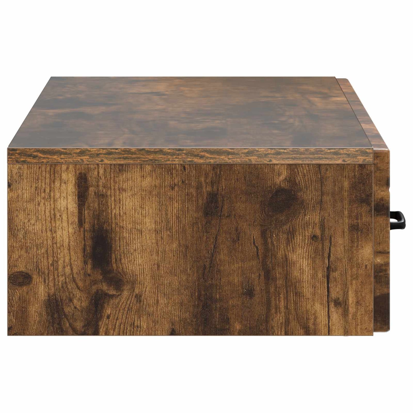Wandmontage Zijtafel Gerookt eiken 87,5 x 34,5 x 17 cm is nu te koop bij PeponiXL, paradijselijk wonen!