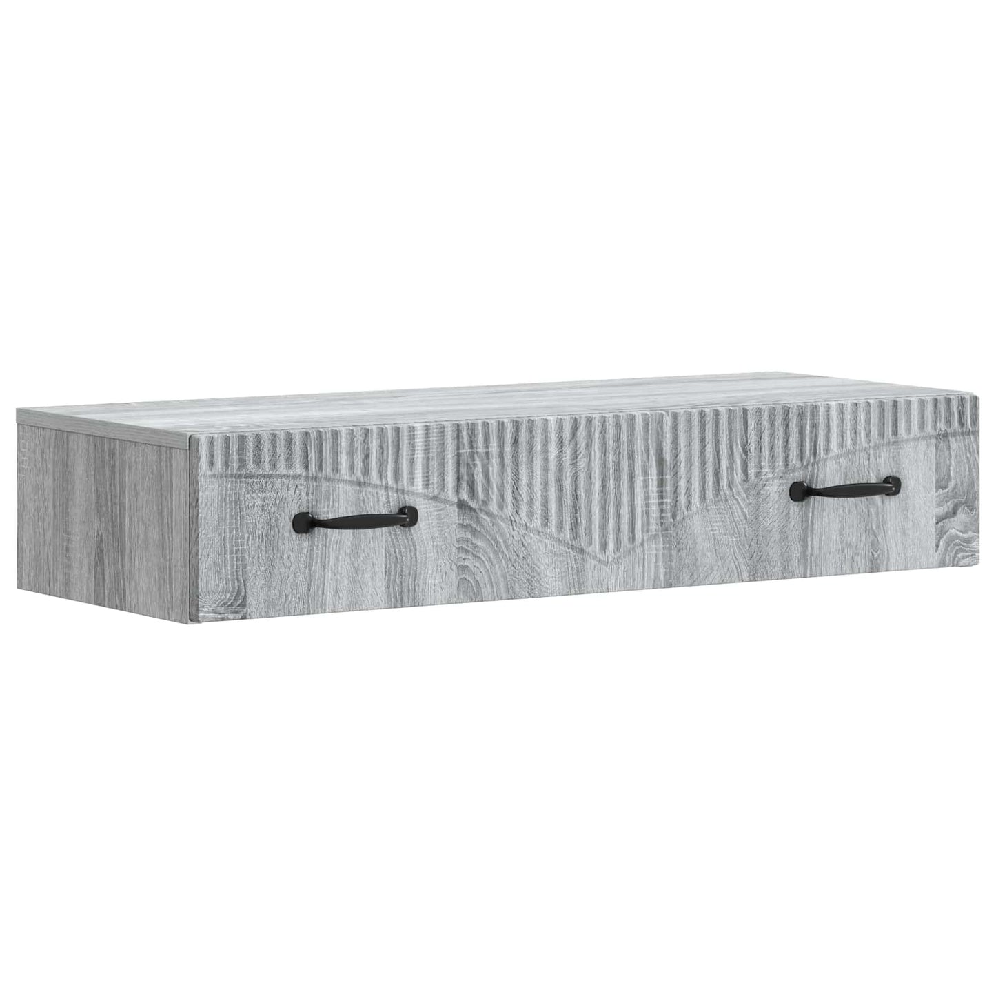 Wandmontage Zijtafel Grijs sonoma 87,5 x 34,5 x 17 cm is nu te koop bij PeponiXL, paradijselijk wonen!