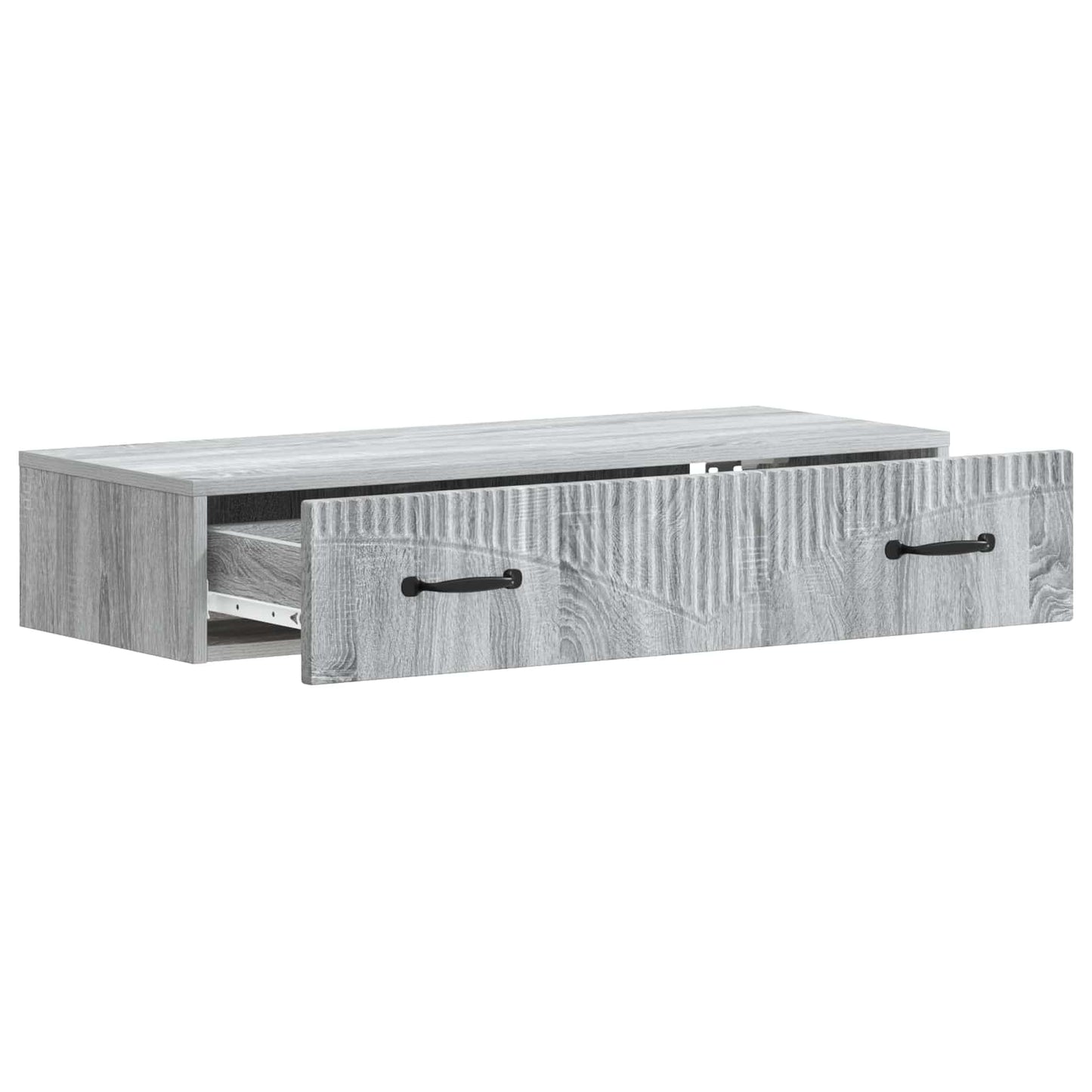 Wandmontage Zijtafel Grijs sonoma 87,5 x 34,5 x 17 cm is nu te koop bij PeponiXL, paradijselijk wonen!
