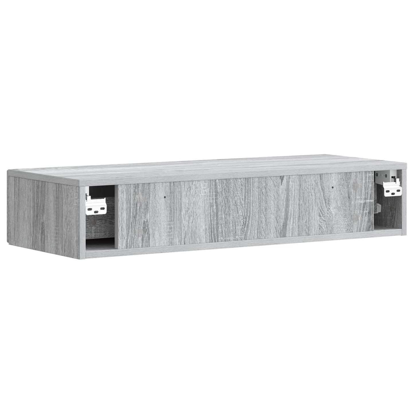 Wandmontage Zijtafel Grijs sonoma 87,5 x 34,5 x 17 cm is nu te koop bij PeponiXL, paradijselijk wonen!