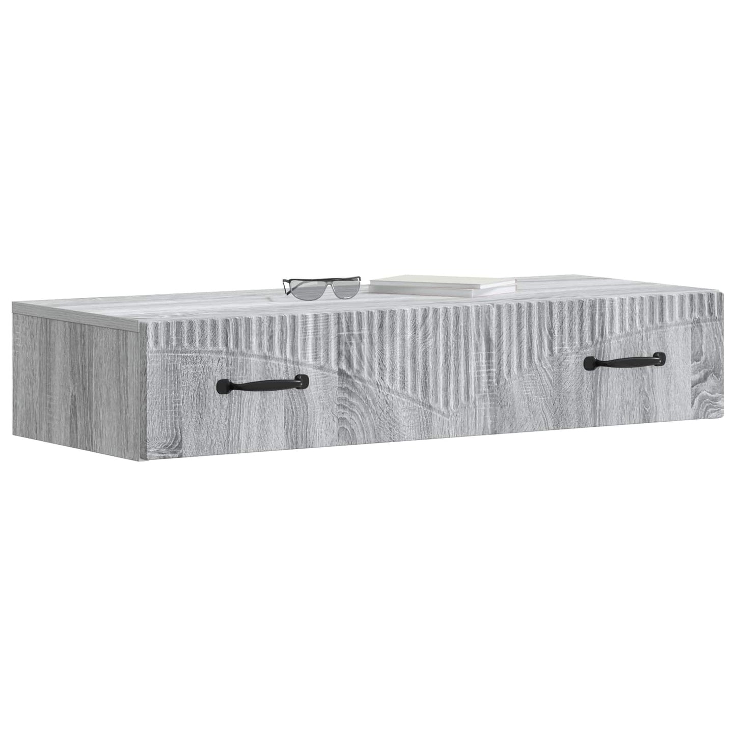 Wandmontage Zijtafel Grijs sonoma 87,5 x 34,5 x 17 cm is nu te koop bij PeponiXL, paradijselijk wonen!