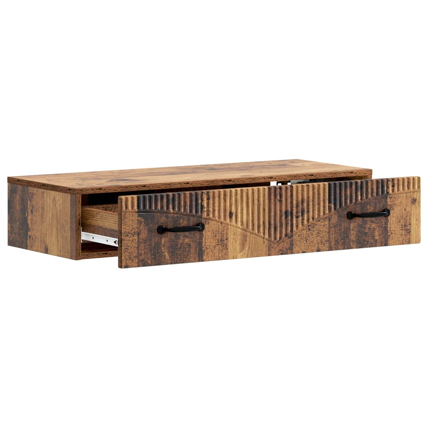 Wandmontage Zijtafel Oud hout 87,5 x 34,5 x 17 cm Bewerkt hout is nu te koop bij PeponiXL, paradijselijk wonen!