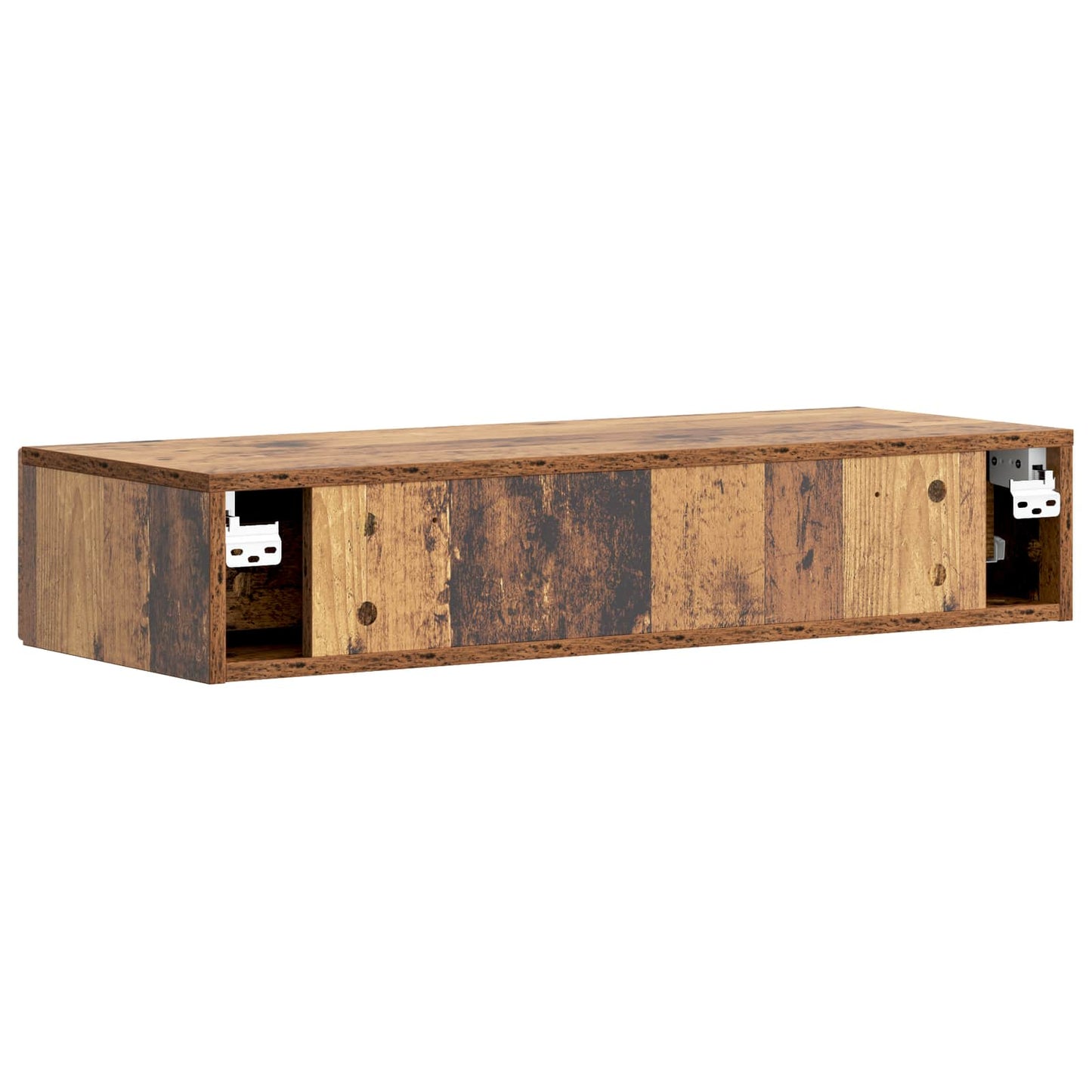 Wandmontage Zijtafel Oud hout 87,5 x 34,5 x 17 cm Bewerkt hout is nu te koop bij PeponiXL, paradijselijk wonen!