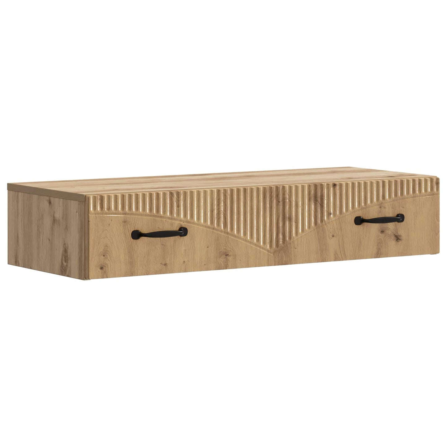 Wandmontage Zijtafel Artisanaal eiken 87,5 x 34,5 x 17 cm is nu te koop bij PeponiXL, paradijselijk wonen!