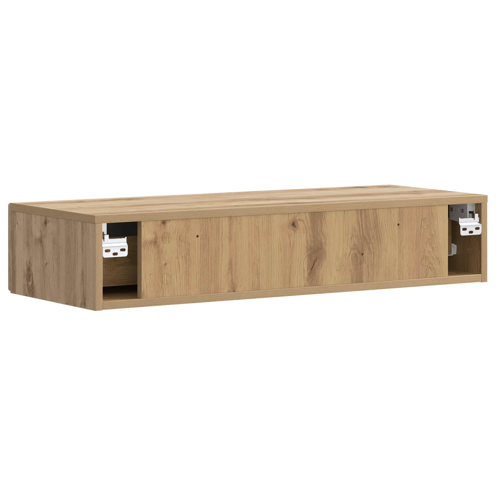 Wandmontage Zijtafel Artisanaal eiken 87,5 x 34,5 x 17 cm is nu te koop bij PeponiXL, paradijselijk wonen!