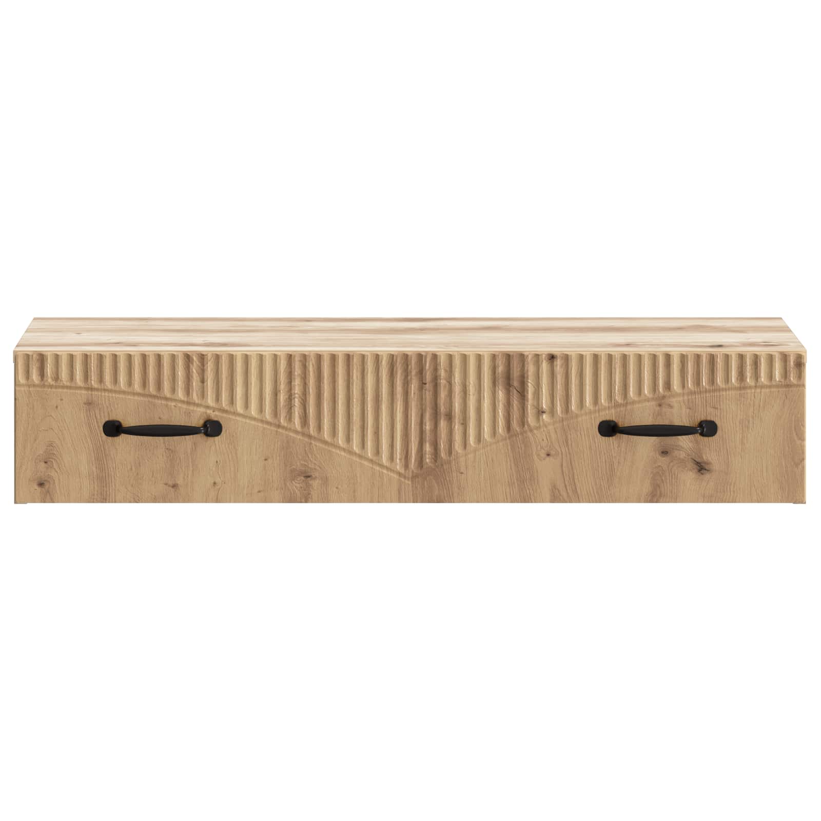Wandmontage Zijtafel Artisanaal eiken 87,5 x 34,5 x 17 cm is nu te koop bij PeponiXL, paradijselijk wonen!