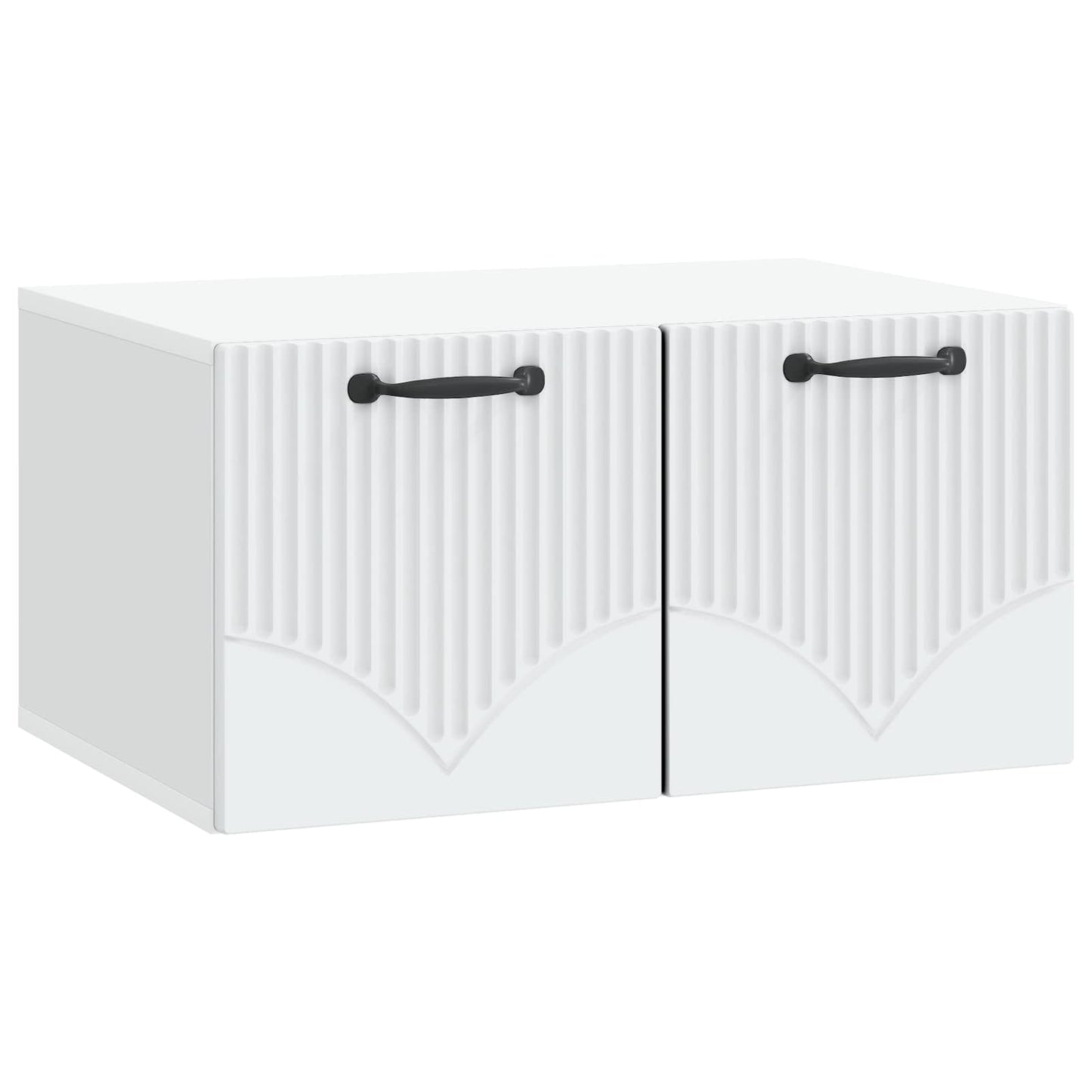 Wandbeugel TV-kast Wit 59,5 x 41 x 30 cm Bewerkt hout is nu te koop bij PeponiXL, paradijselijk wonen!