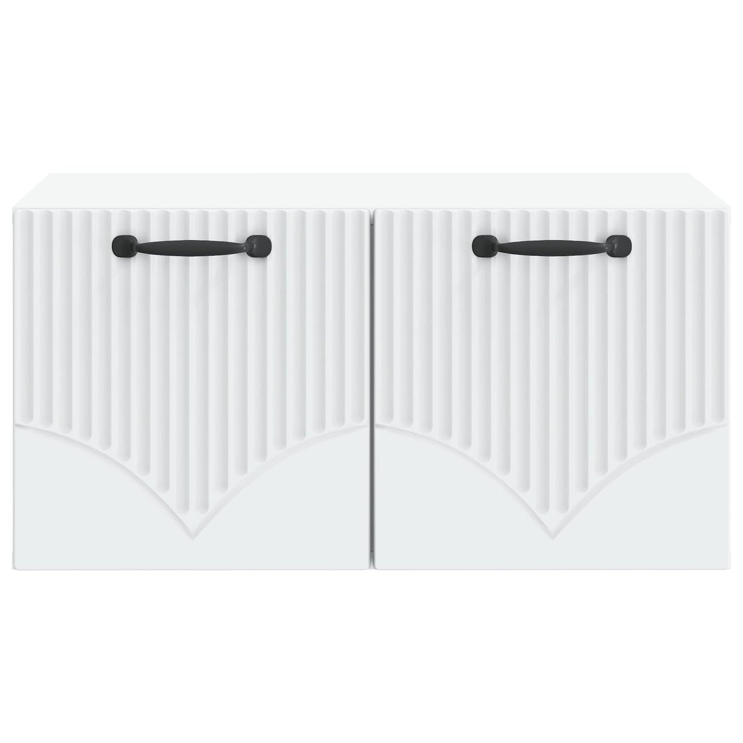 Wandbeugel TV-kast Wit 59,5 x 41 x 30 cm Bewerkt hout is nu te koop bij PeponiXL, paradijselijk wonen!