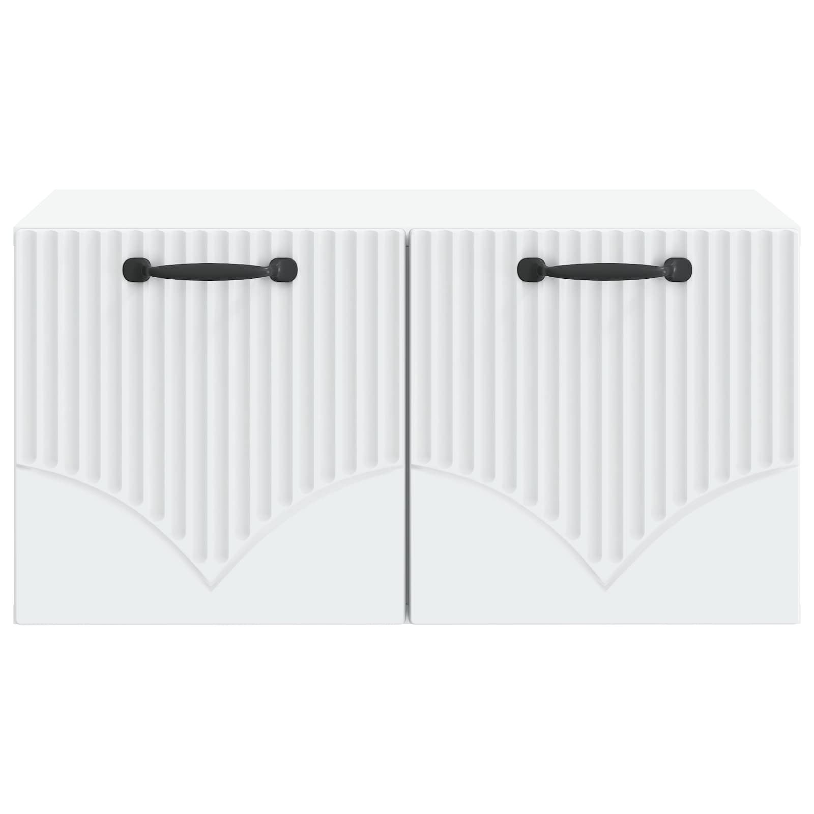Wandbeugel TV-kast Wit 59,5 x 41 x 30 cm Bewerkt hout is nu te koop bij PeponiXL, paradijselijk wonen!