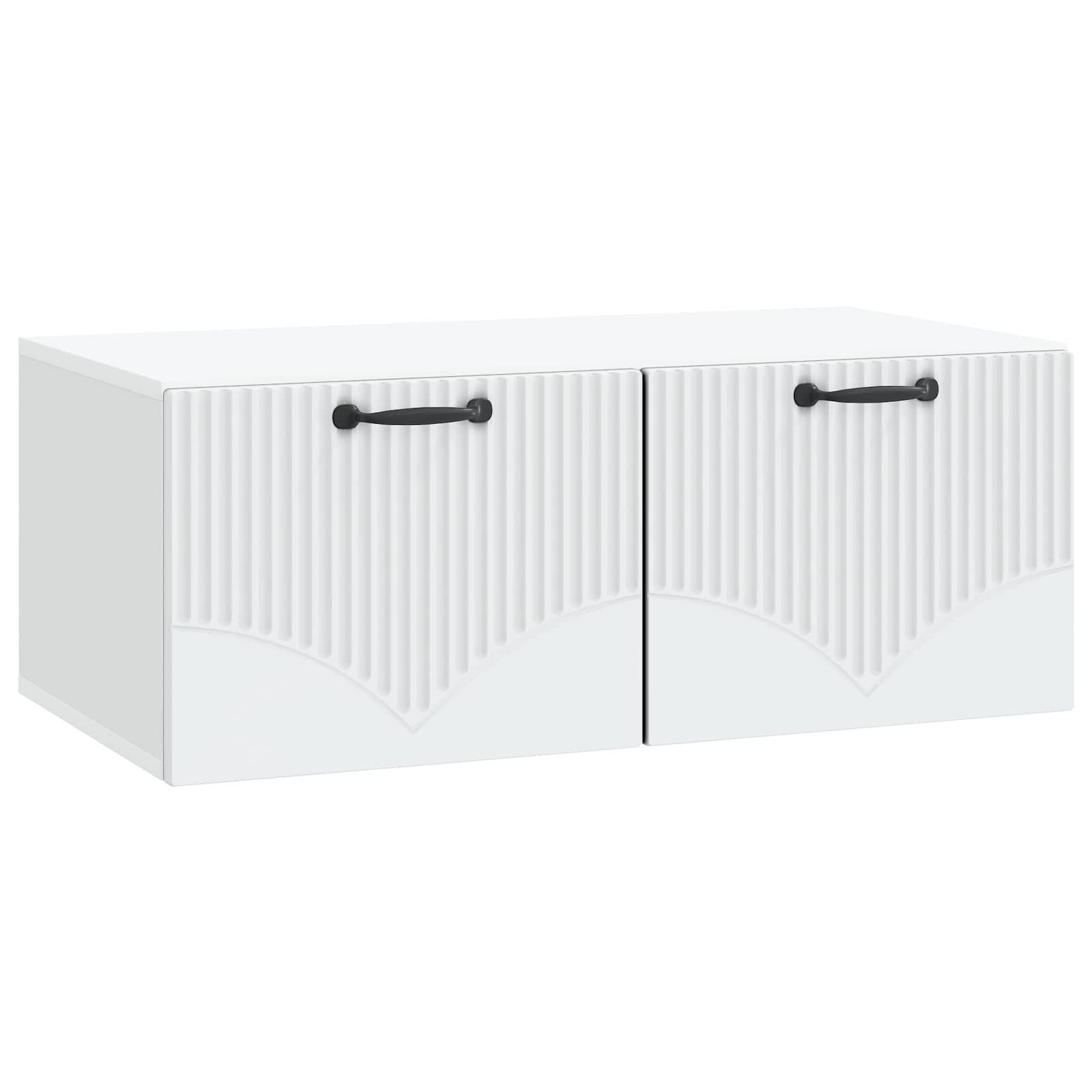 Wandbeugel TV-kast Wit 78,5 x 41 x 30 cm Bewerkt hout is nu te koop bij PeponiXL, paradijselijk wonen!