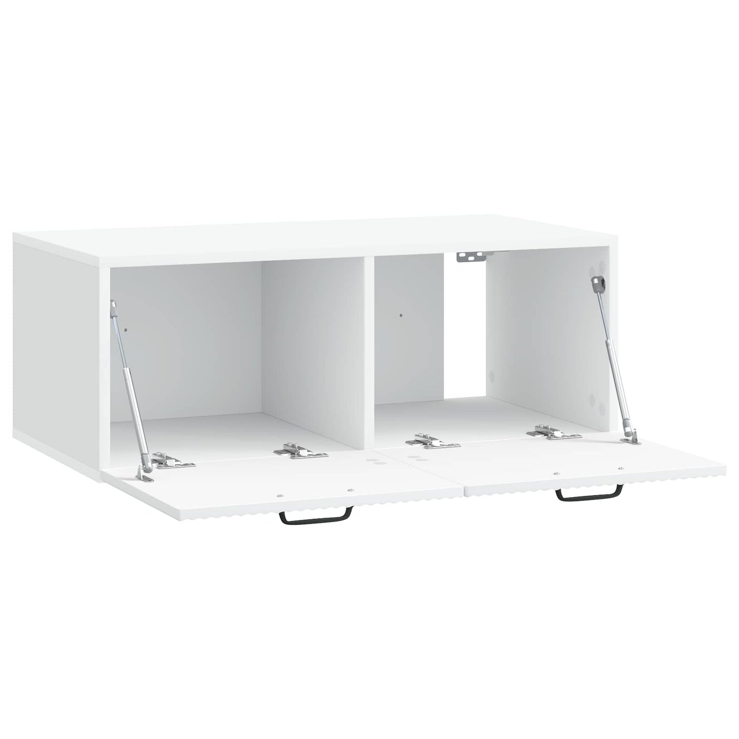 Wandbeugel TV-kast Wit 78,5 x 41 x 30 cm Bewerkt hout is nu te koop bij PeponiXL, paradijselijk wonen!