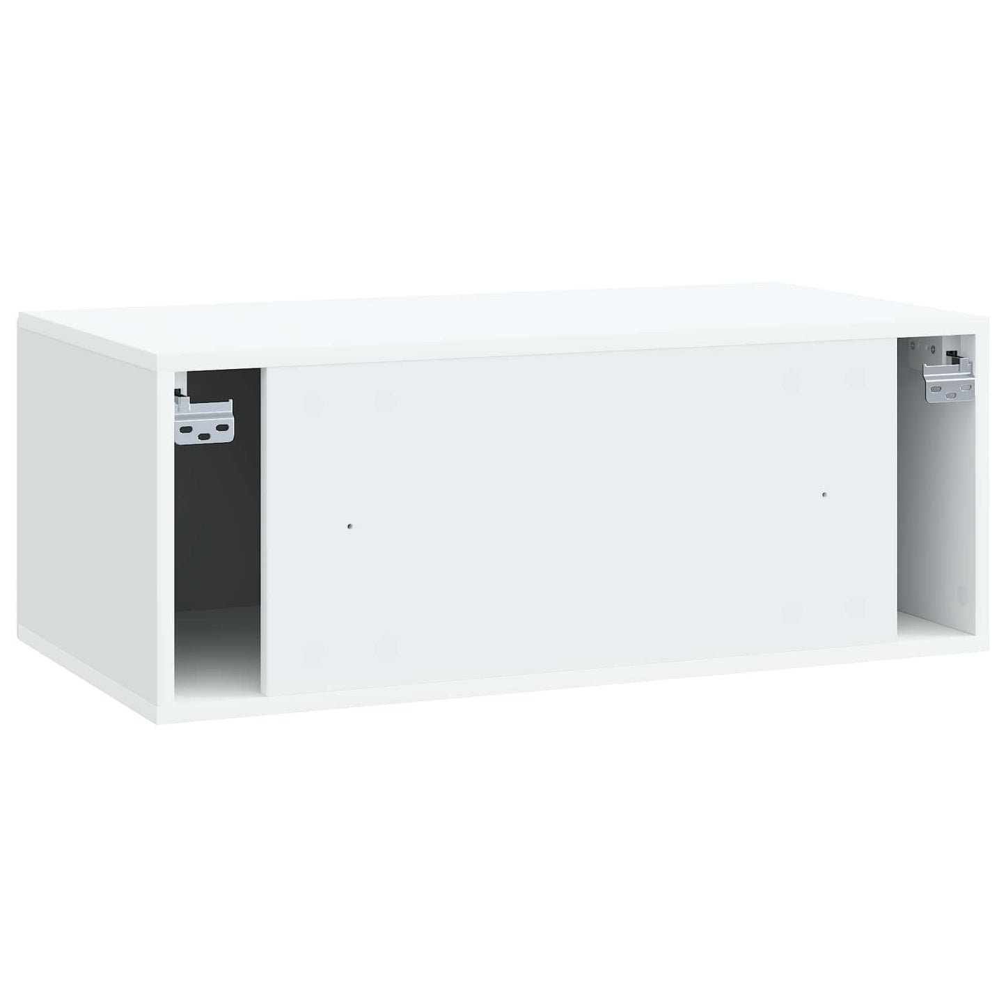 Wandbeugel TV-kast Wit 78,5 x 41 x 30 cm Bewerkt hout is nu te koop bij PeponiXL, paradijselijk wonen!