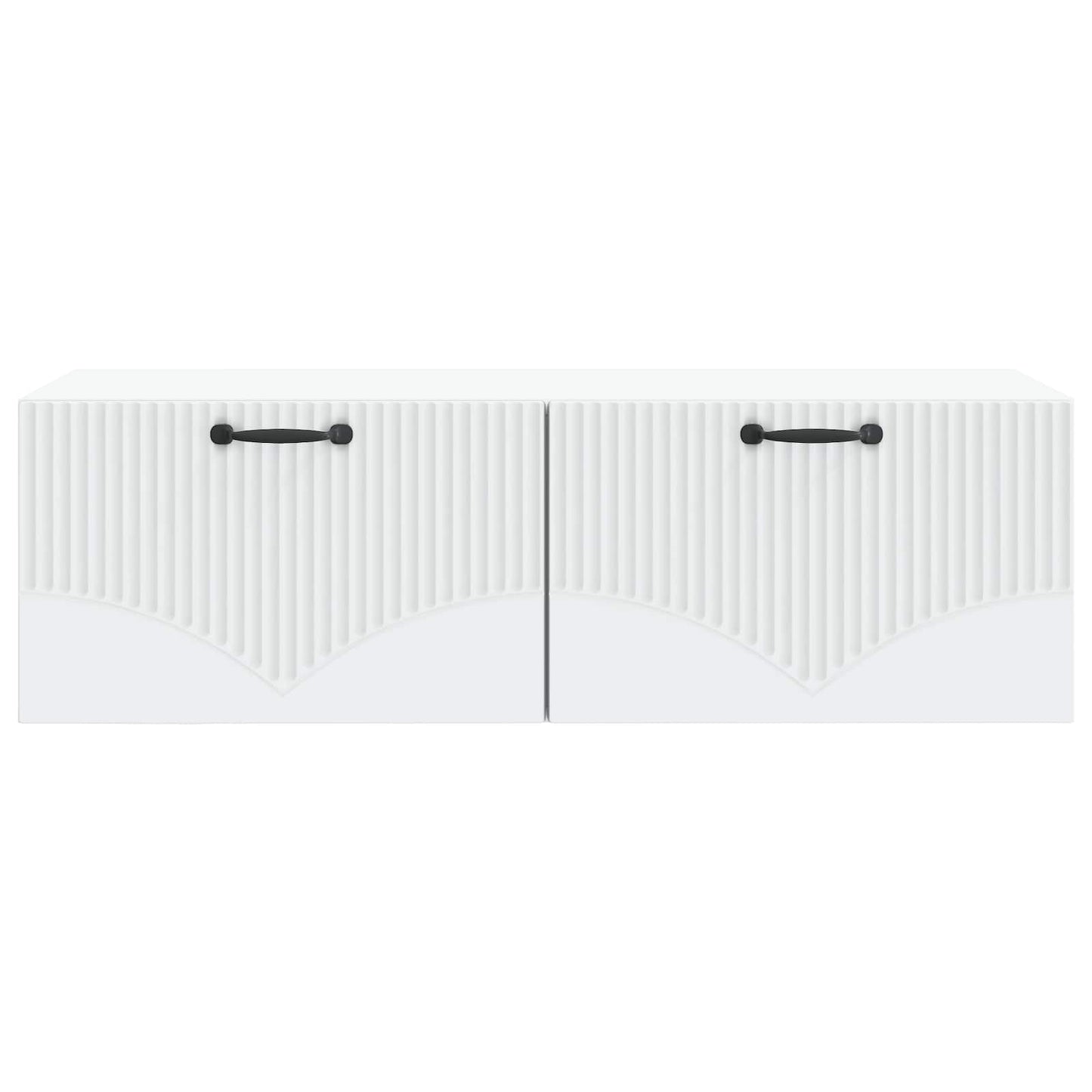 Wandbeugel TV-kast Wit 98 x 41 x 30 cm Bewerkt hout is nu te koop bij PeponiXL, paradijselijk wonen!