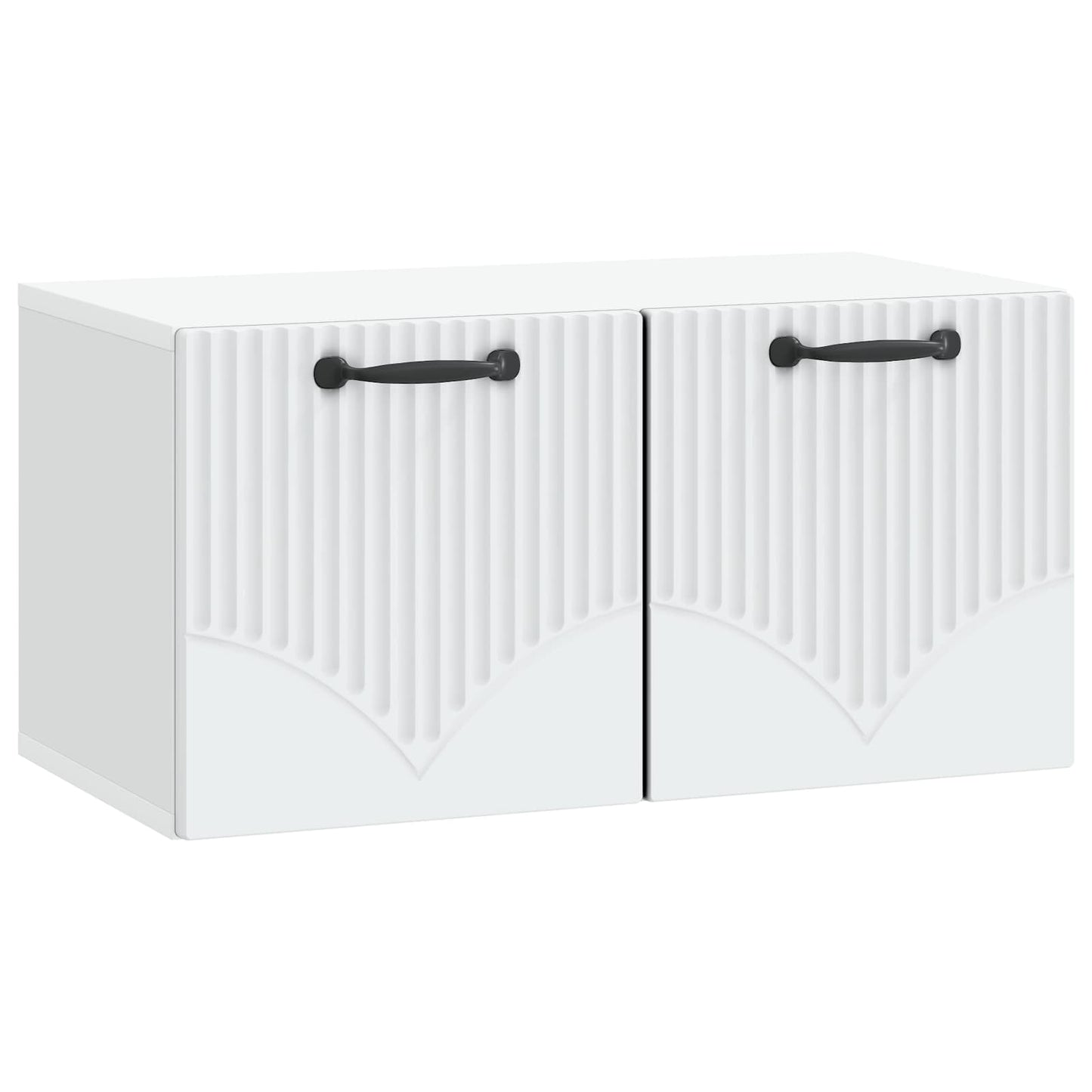 Wandbeugel TV-kast Wit 59,5 x 31 x 30 cm Bewerkt hout is nu te koop bij PeponiXL, paradijselijk wonen!