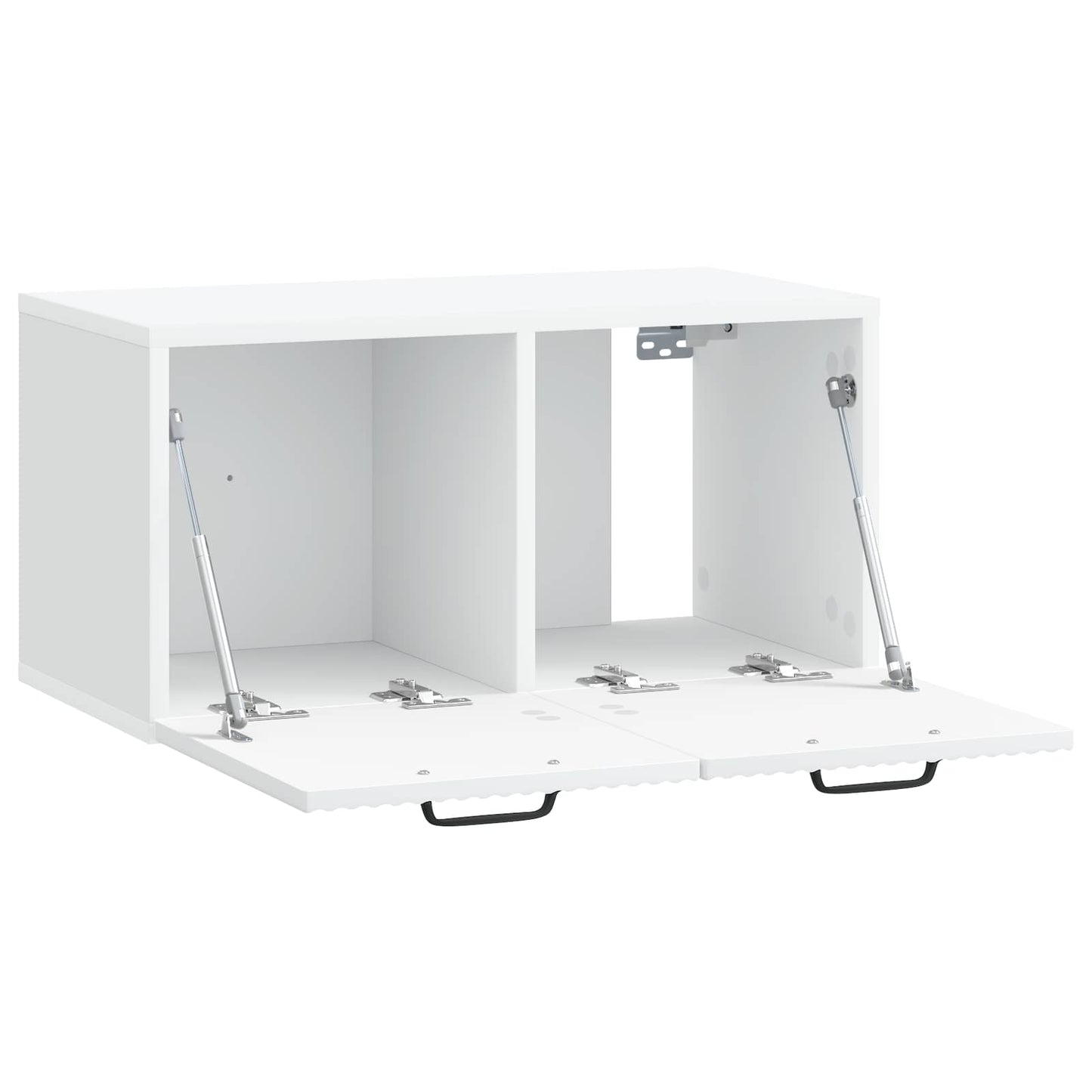 Wandbeugel TV-kast Wit 59,5 x 31 x 30 cm Bewerkt hout is nu te koop bij PeponiXL, paradijselijk wonen!