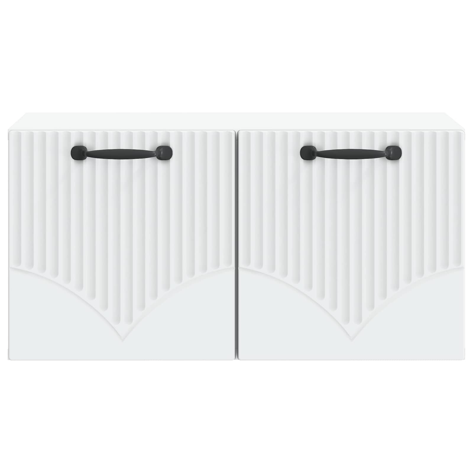 Wandbeugel TV-kast Wit 59,5 x 31 x 30 cm Bewerkt hout is nu te koop bij PeponiXL, paradijselijk wonen!